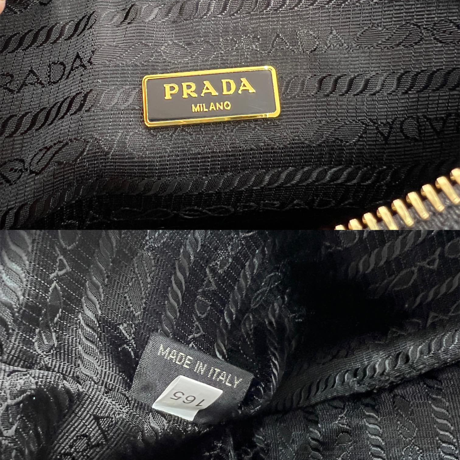 Prada 1BC204 Saffiano Leather Shoulder Bags Size 22*18*6cm