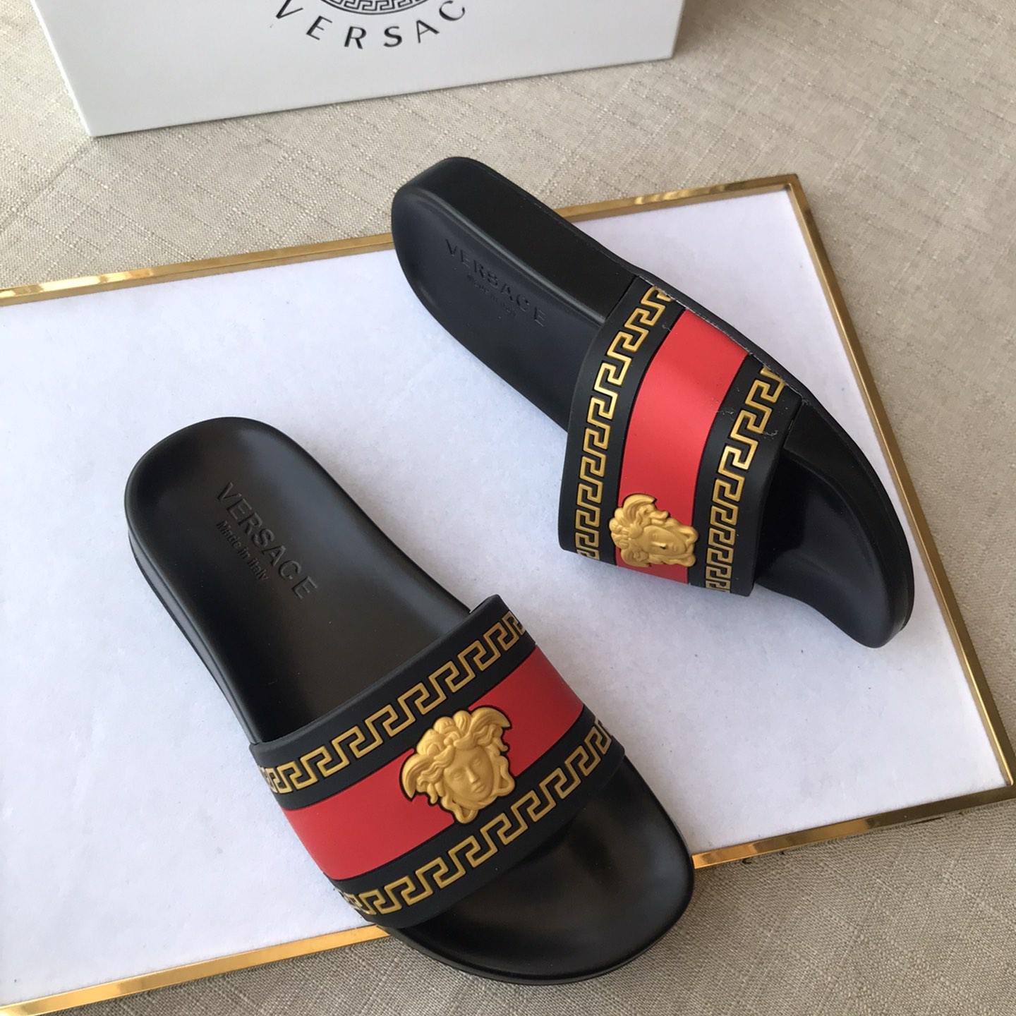 Versace Mens Women Sandals Gr. 36-46