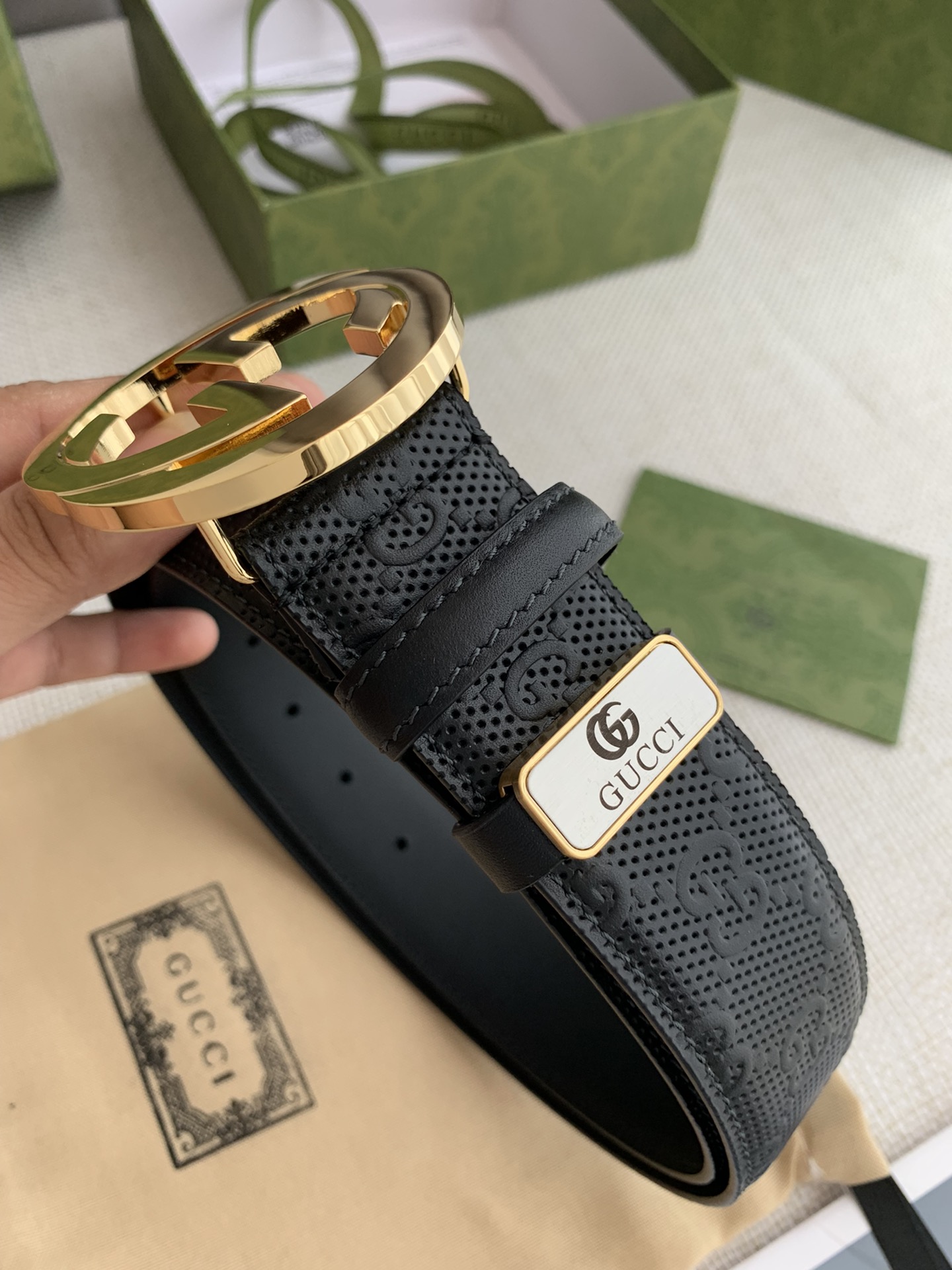 Gucci Men Belt Width 3.8cm