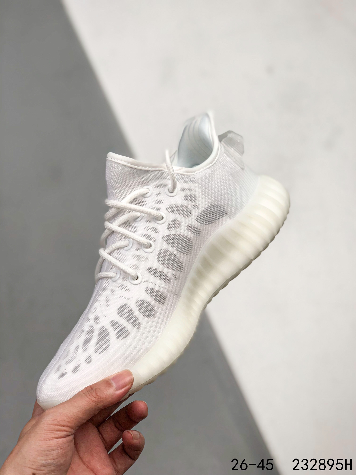 Yeezy 350 Boost 350 V2 Mono Lce Mens/Women Sneakers Shoes White 36 - 45