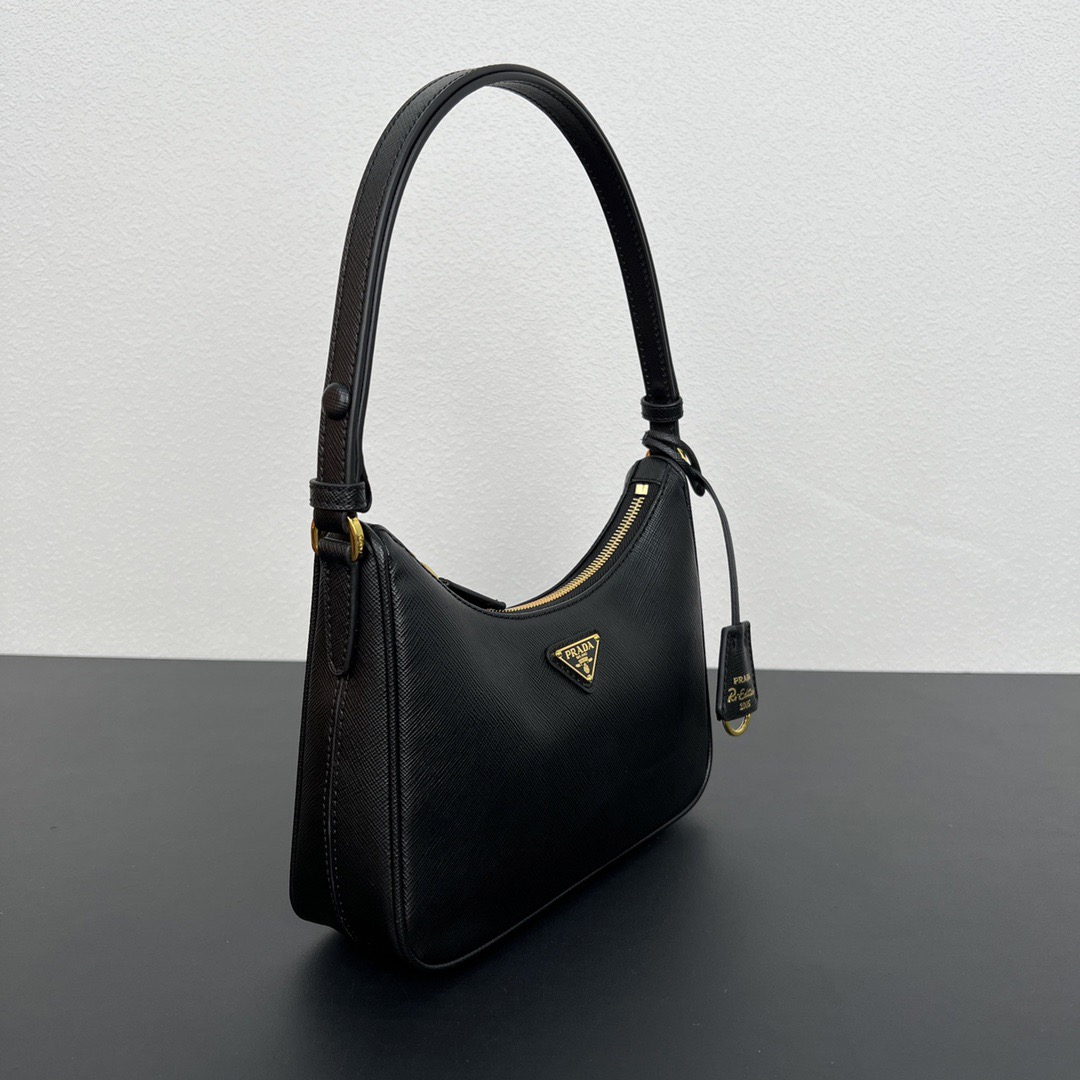 Prada 1BC204 Saffiano Leather Shoulder Bags Size 22*18*6cm