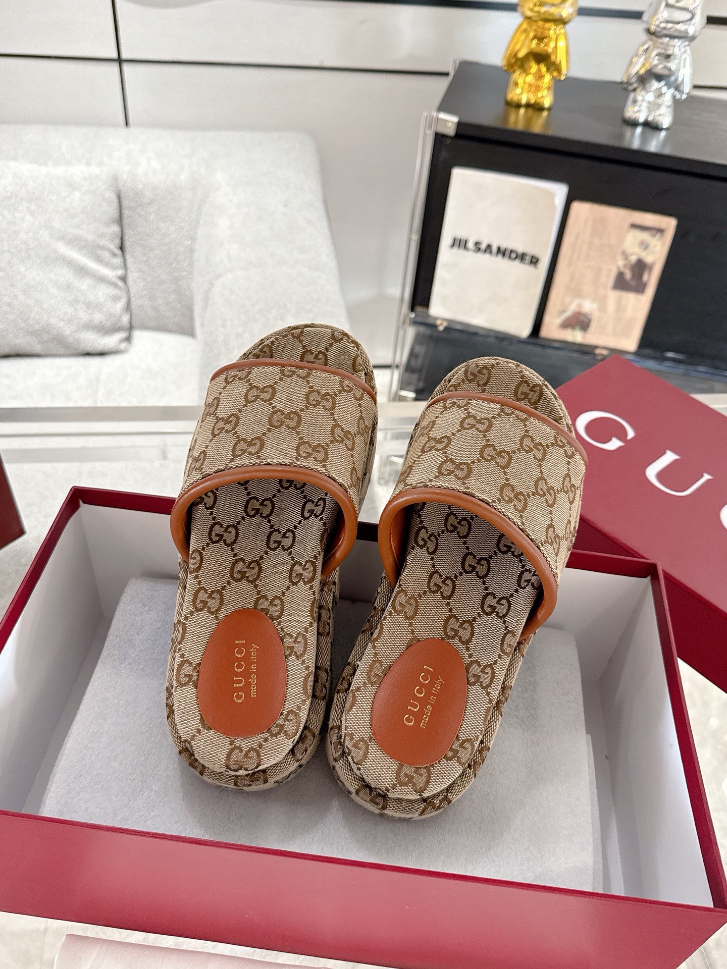 Gucci Platform Sandal Slippers Size 36-44