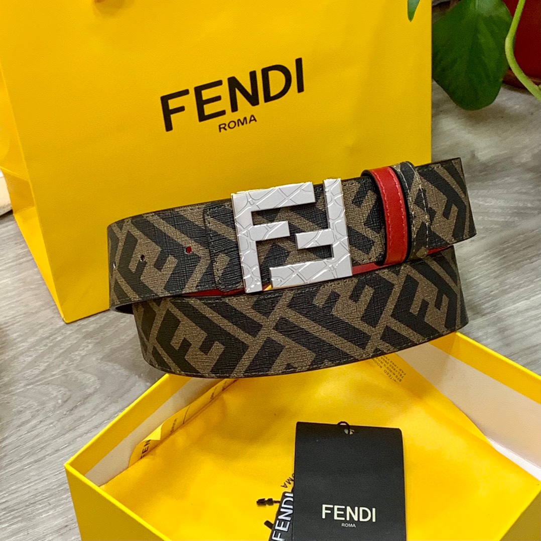 Fendi Men Belt Width 4cm