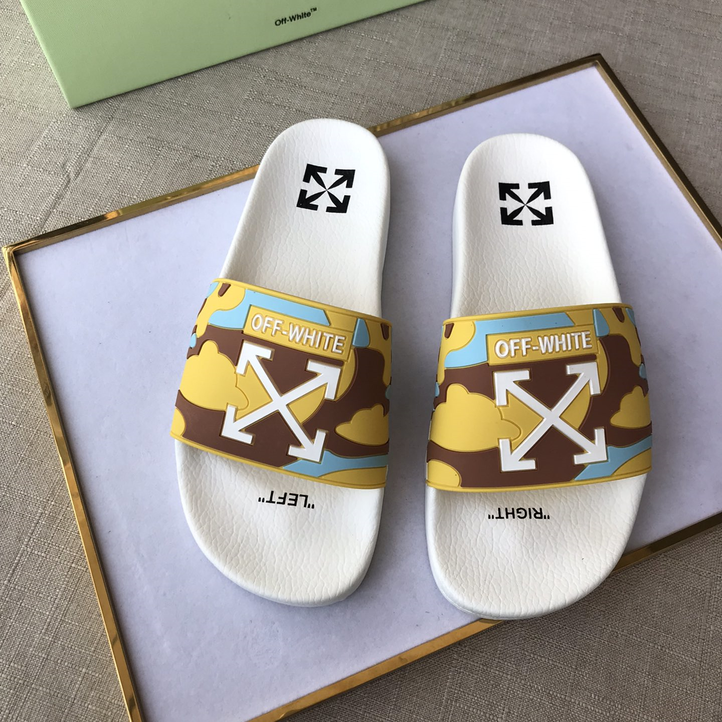 OFF White Mens Women Sandals Gr. 36-46