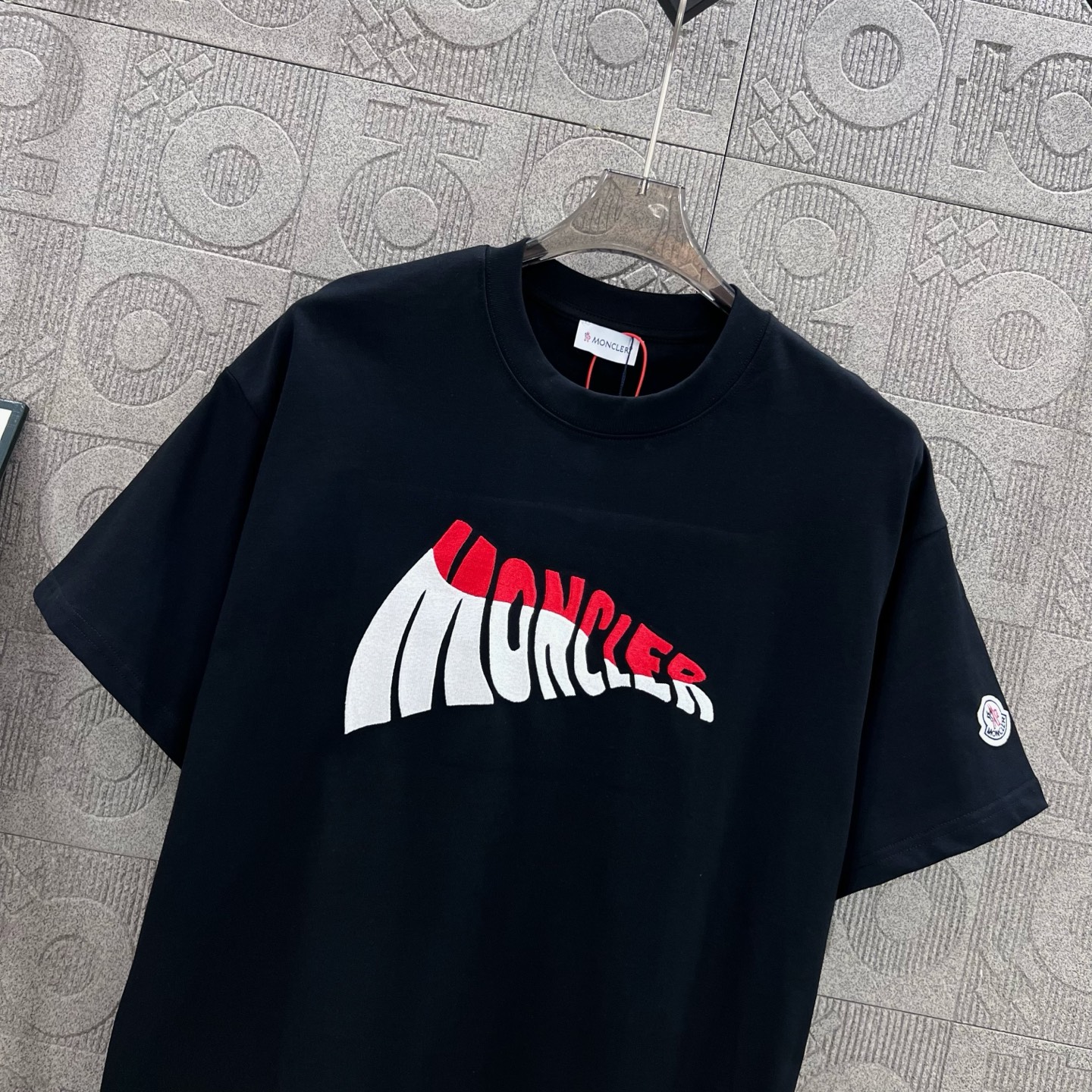 Moncler T Shirt  Embroider Logo Size XS-L