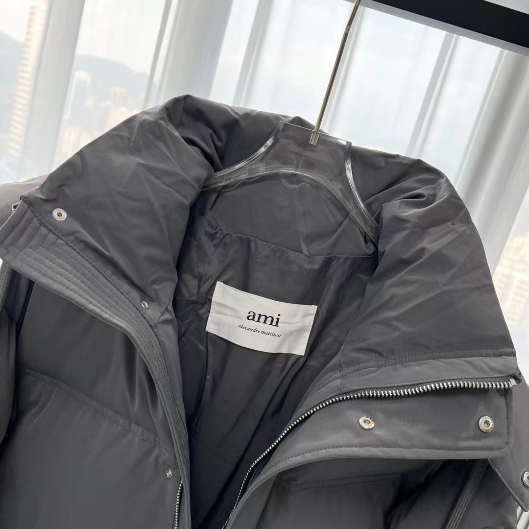 Ami 25ss Unisex Down Jacket Size XS-XXL