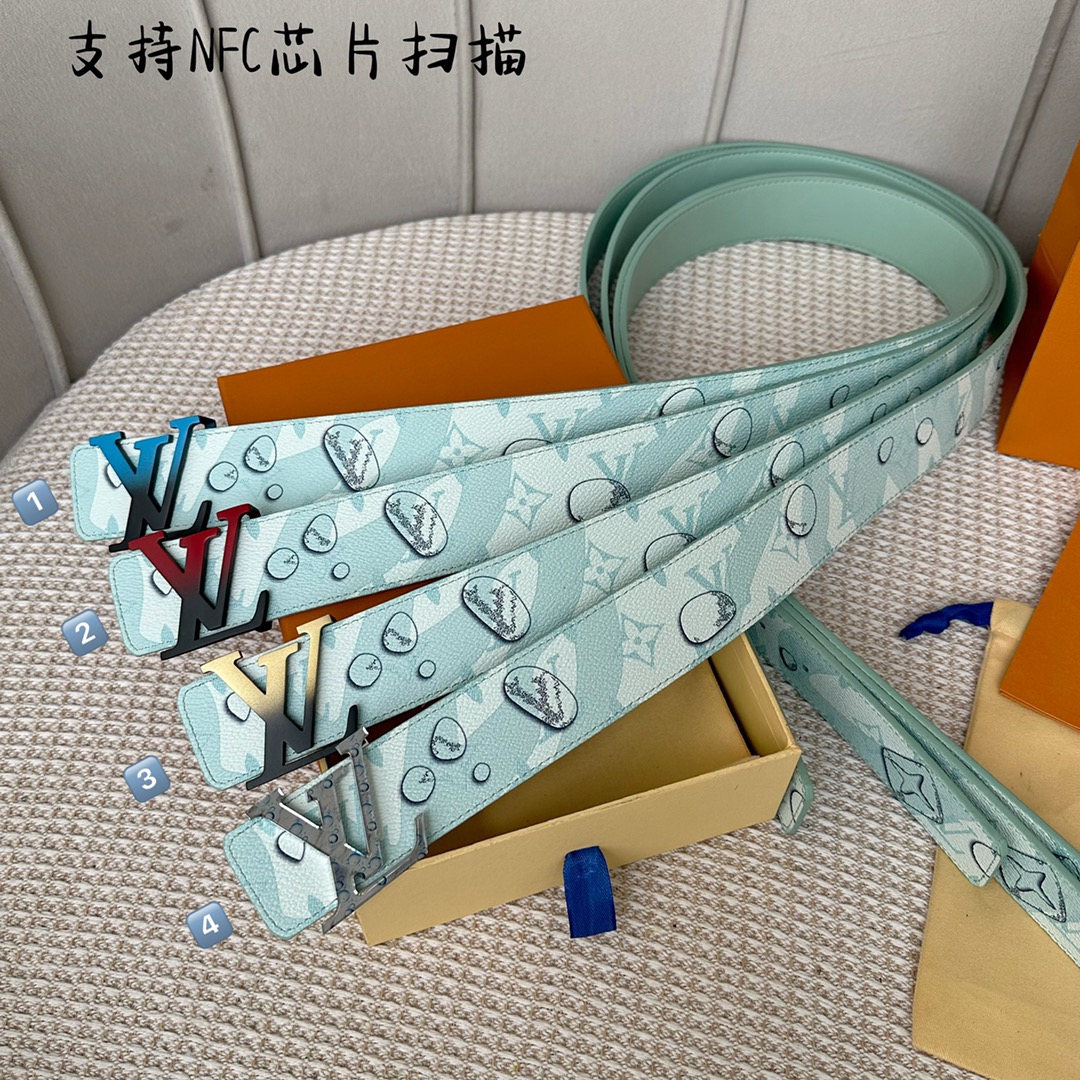 Louis Vuitton Men Belt Width 4cm