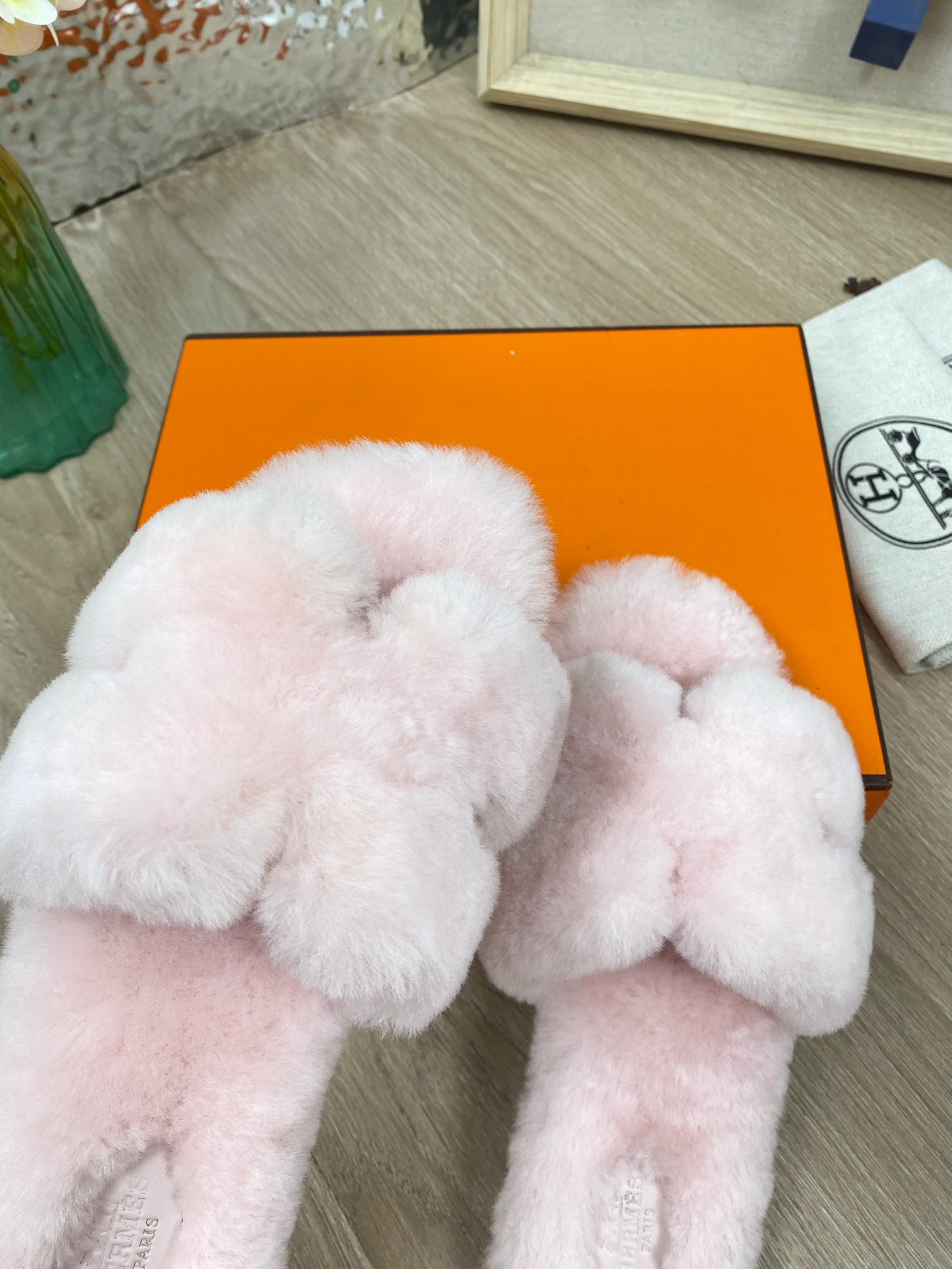 Hermes 23fw Women Winter Slippers Size 36-40