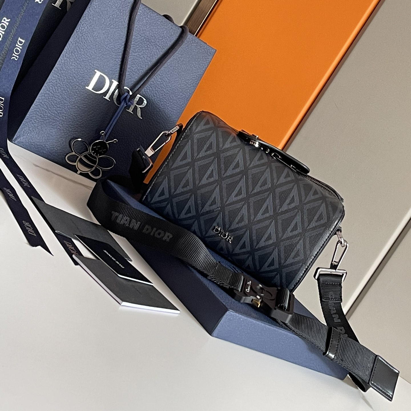 Dior 2022SS Lingot Men Shoulder Bags 21.5*11*12.5cm