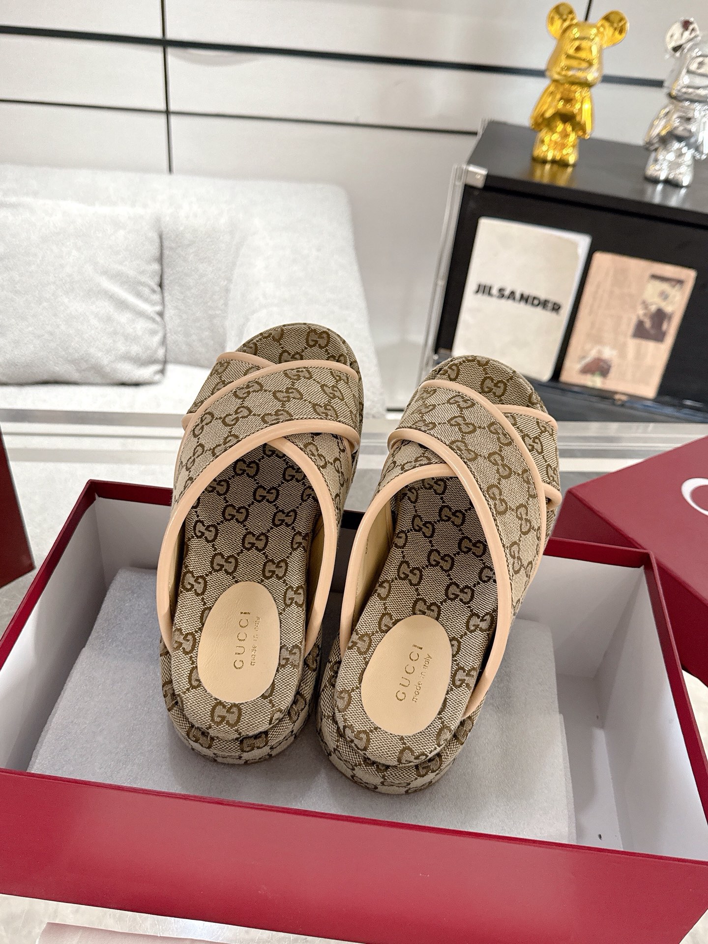 Gucci Platform Sandal Slippers Size 36-44