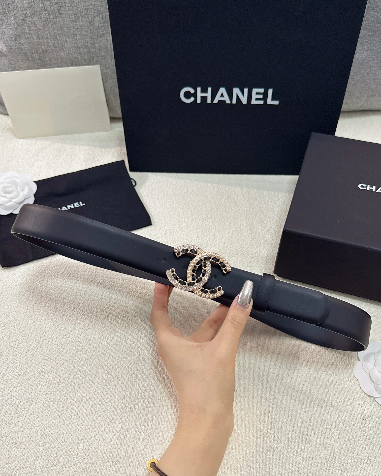 Chanel Women Belt Width 2.8cm