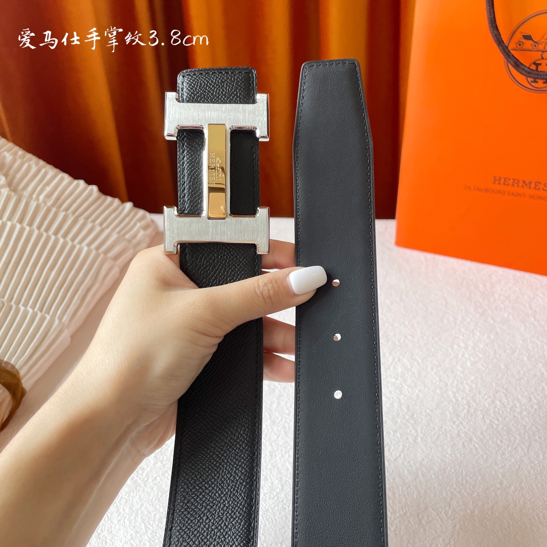 Hermes Men Belt Width 3.8cm