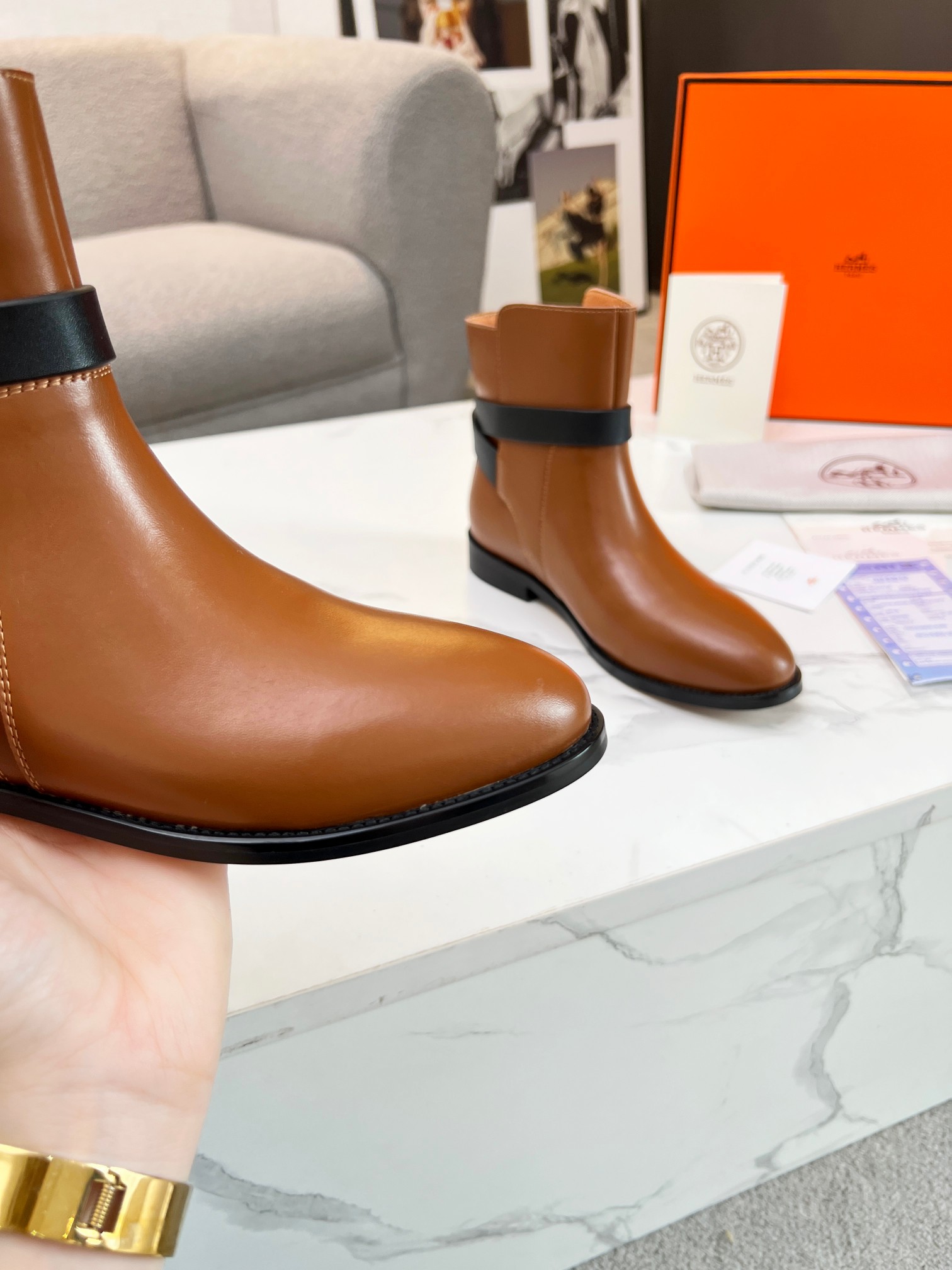 Hermes Women Kelly Boots Size 36-41
