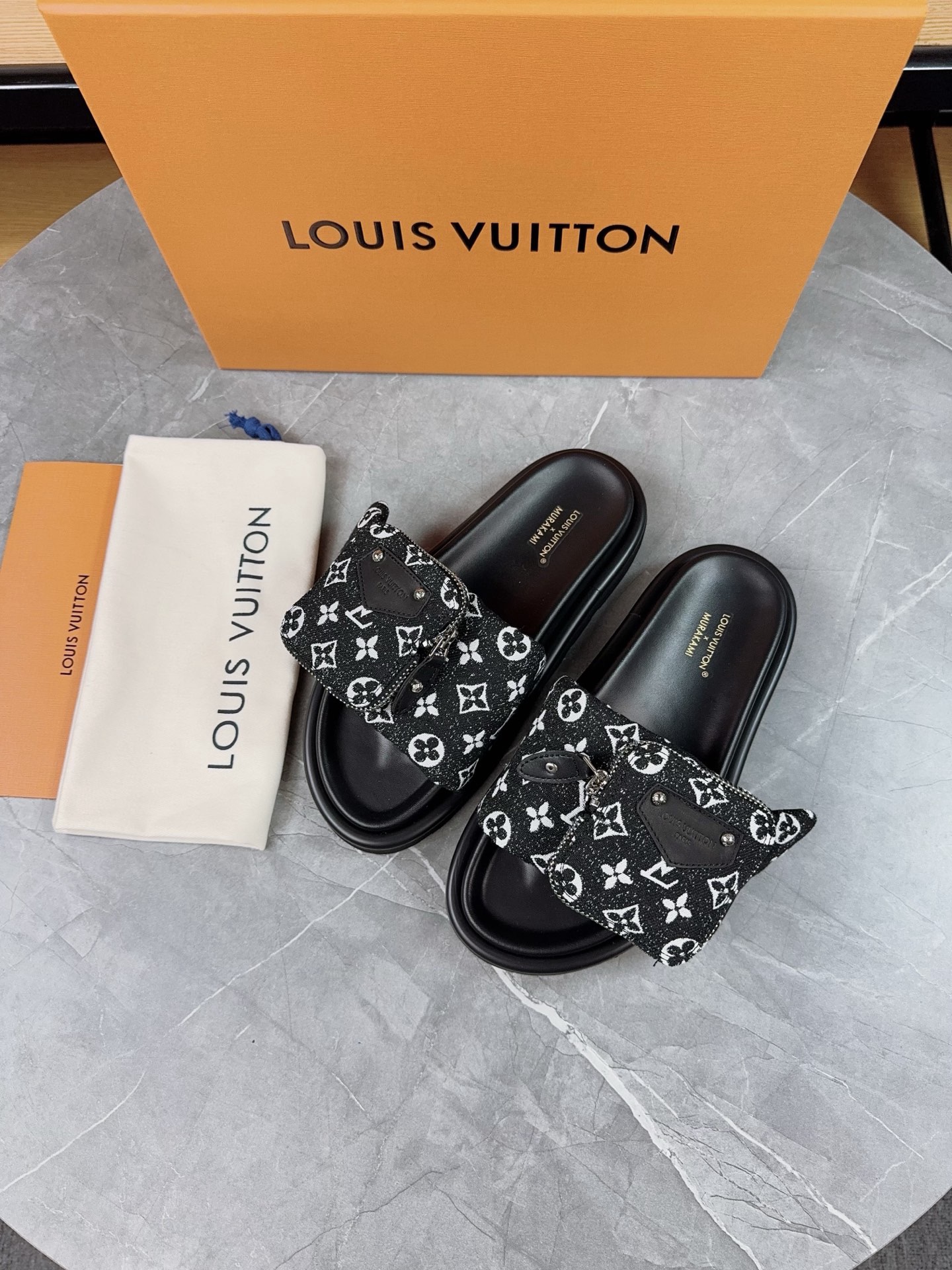 Louis Vuitton Pool Pillow Flat Comfort Slippers Size 36-46