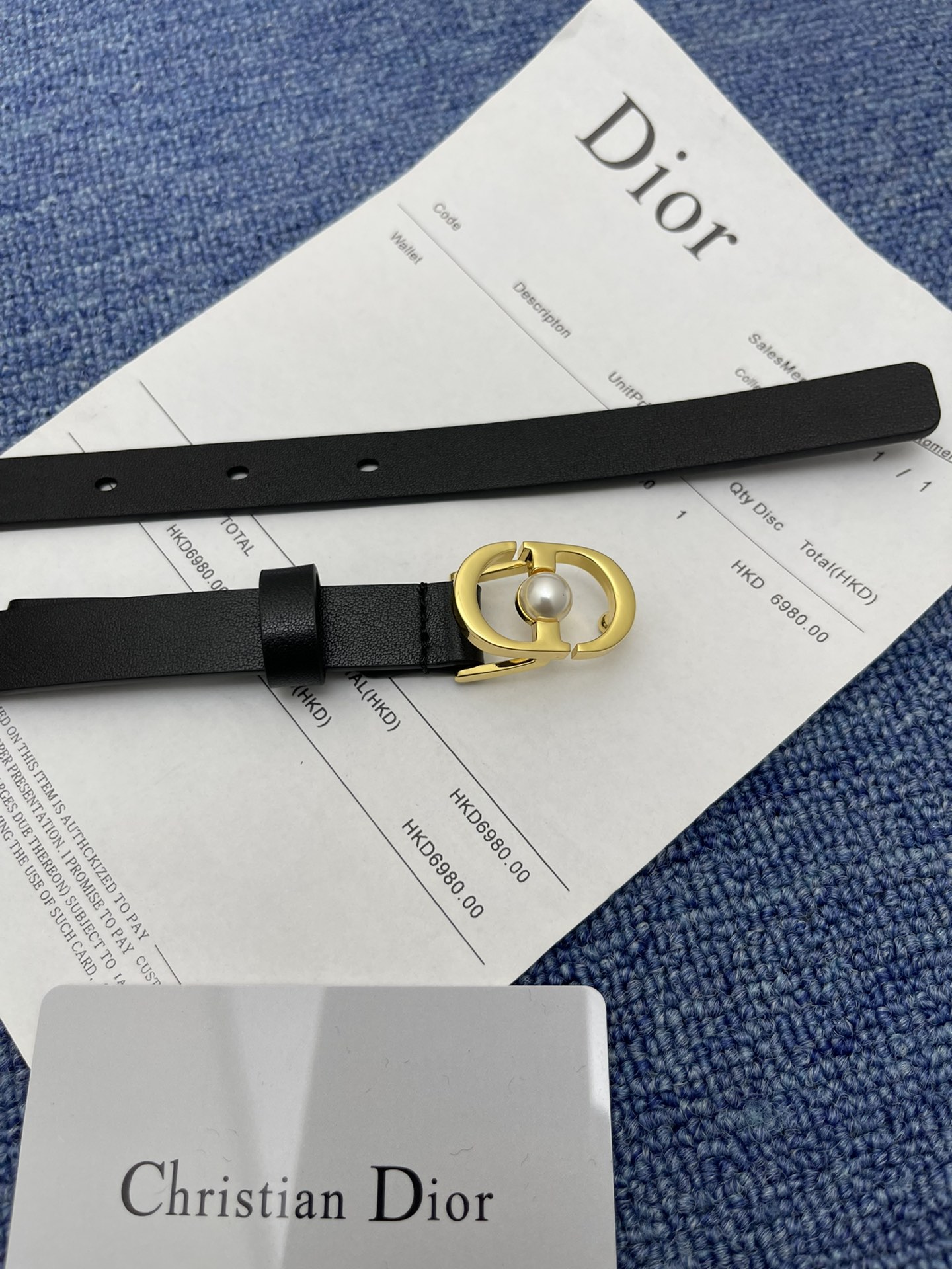 Dior Women Belt Width 2cm