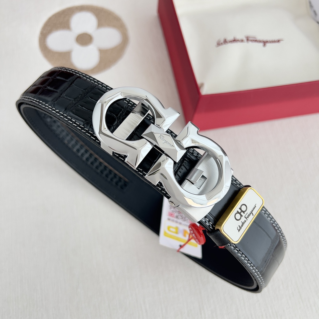 Ferragamo Men Belt Width 3.5cm