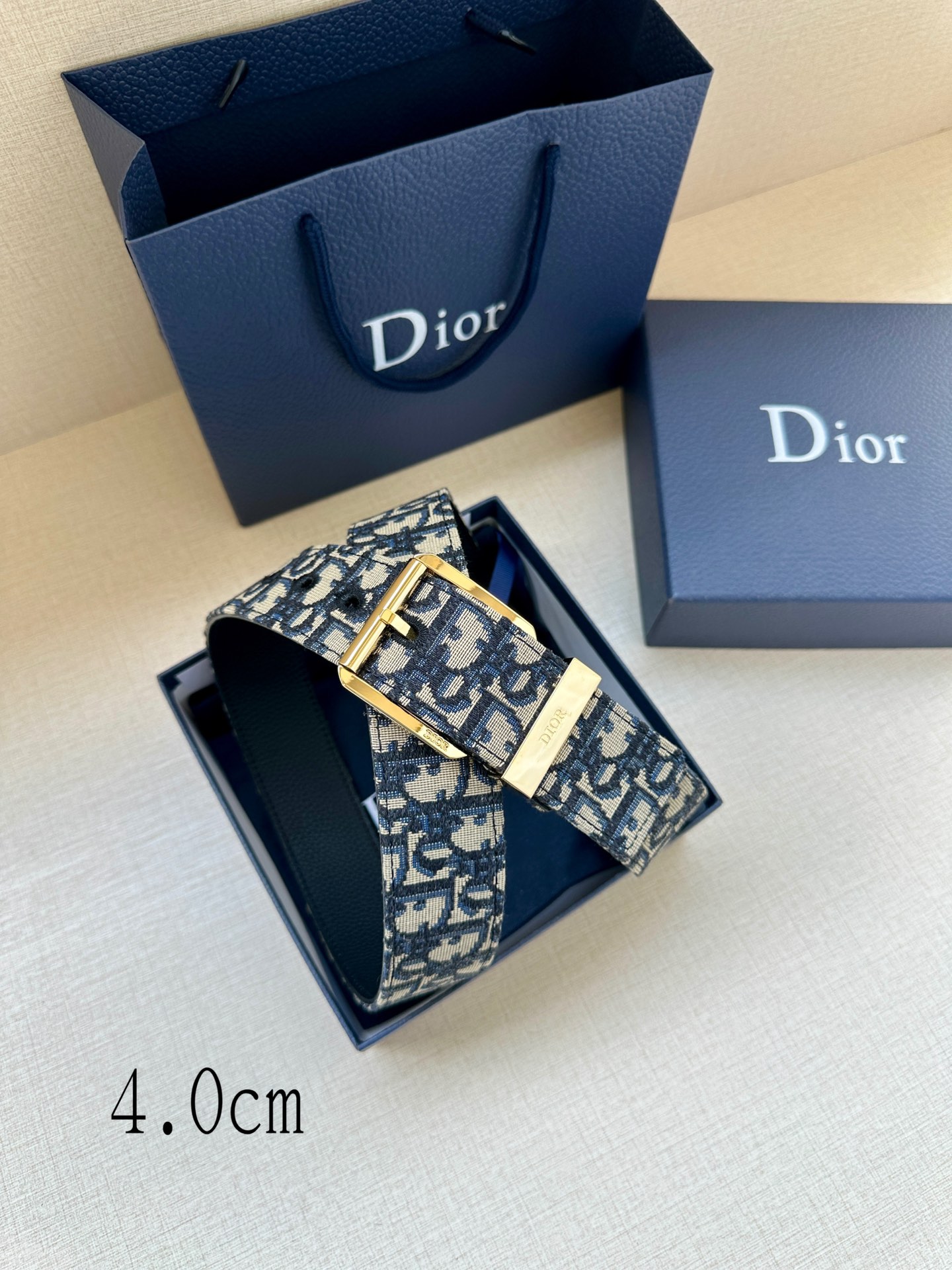 Dior Men Belt Width 4cm