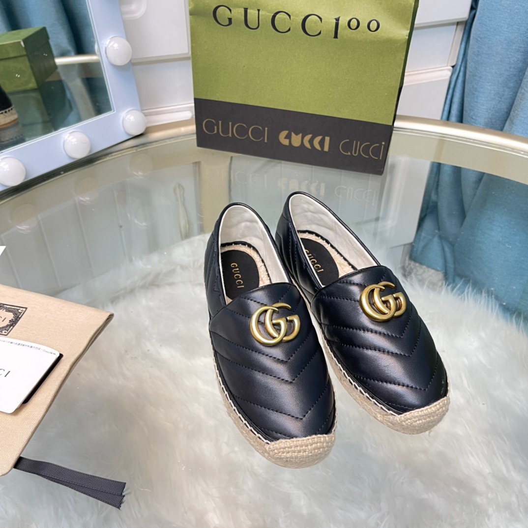 Gucci Espadrille with Double G Size 35-41 2-Color