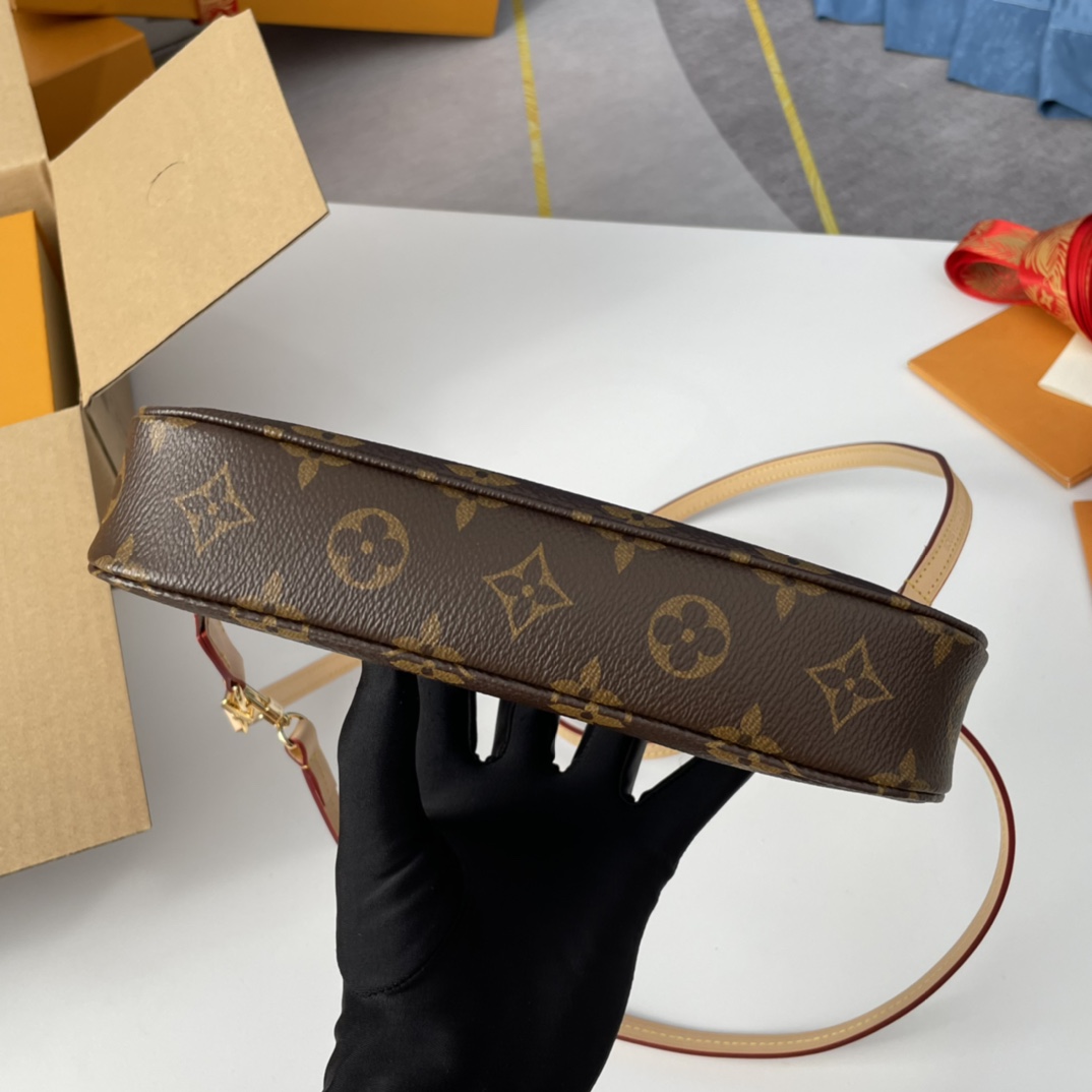 Louis Vuitton M40712 Pochette Accessoires Women Bags Size 23.5*13.5*4cm