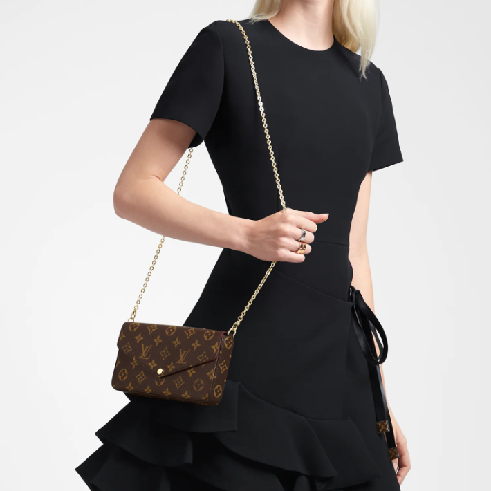 Louis Vuitton M61276 Félicie Pochette Women Bags Size 21*12*3cm