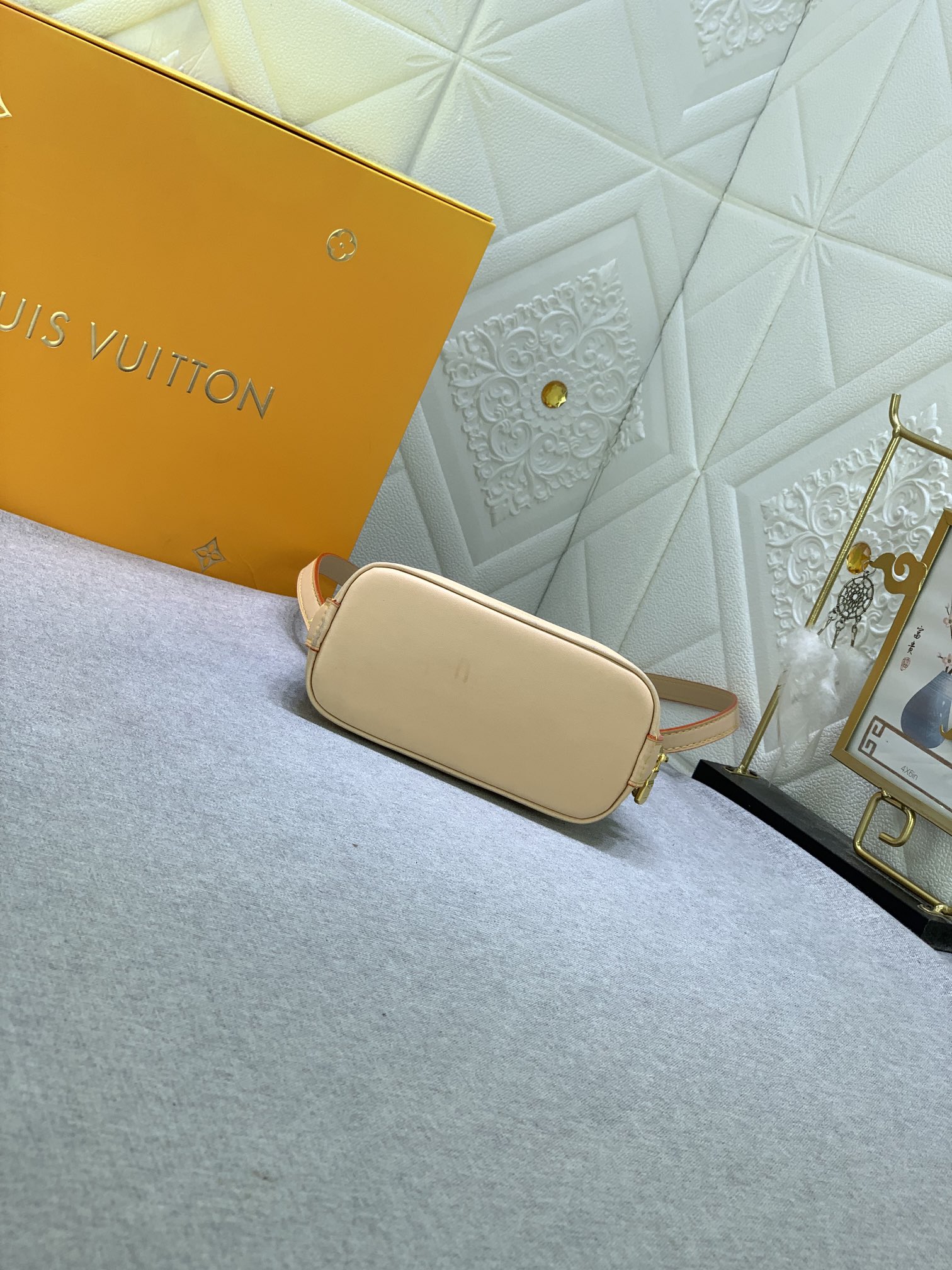 Louis Vuitton M82717 Alma Nano Denim Cowboy Shoulder Bags Size 18*12*8cm