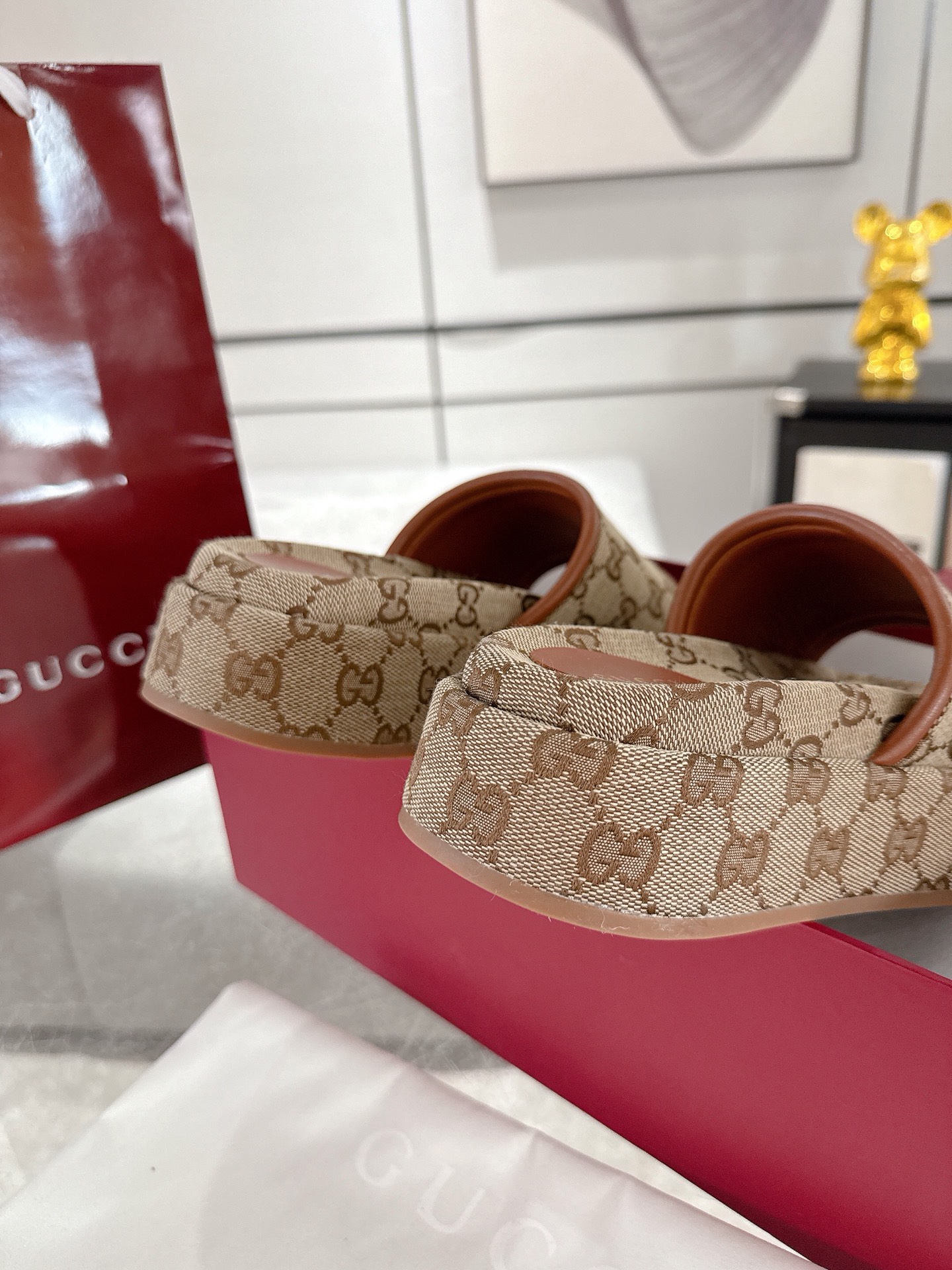 Gucci Platform Sandal Slippers Size 36-44