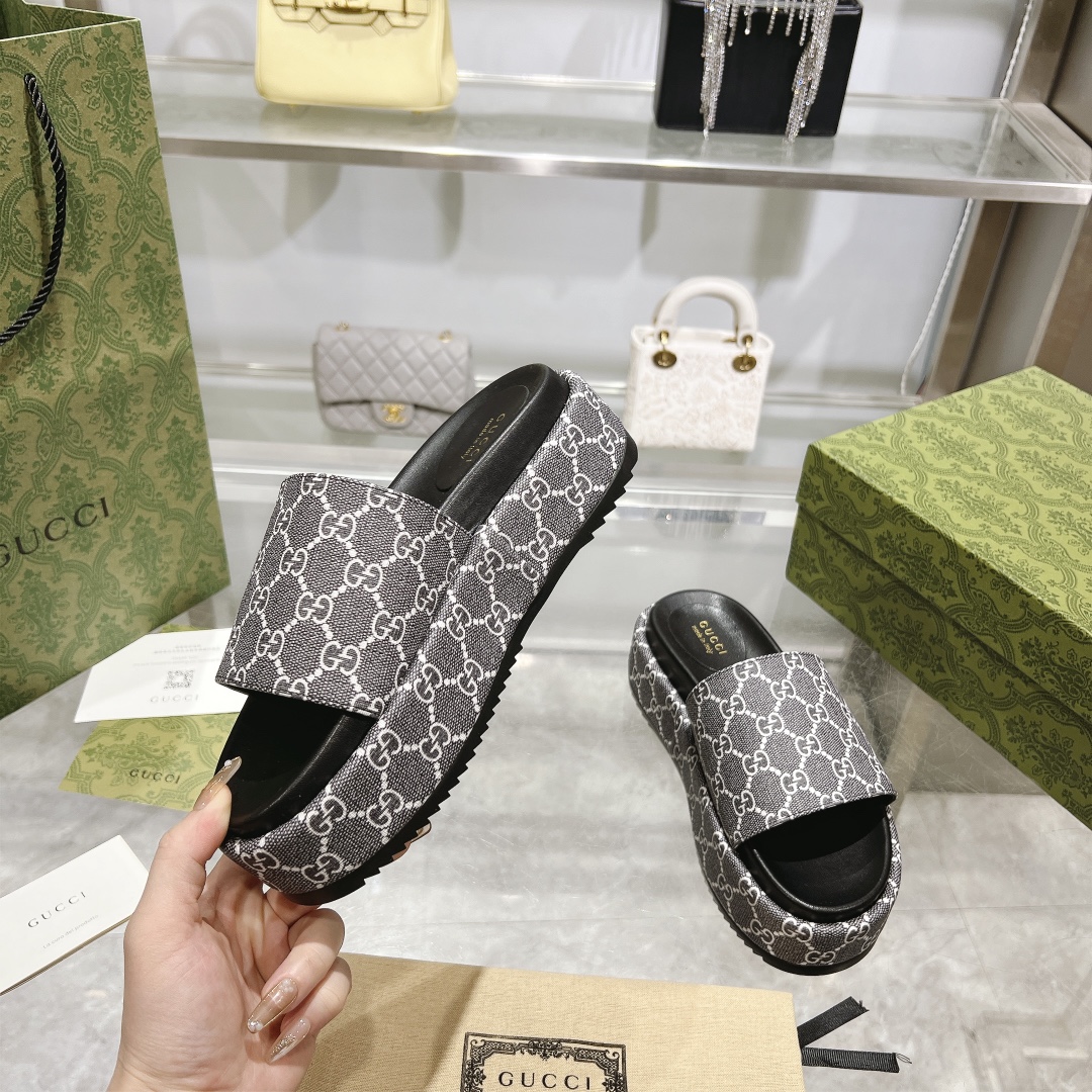 Gucci Platform Sandal Slippers Size 36-41