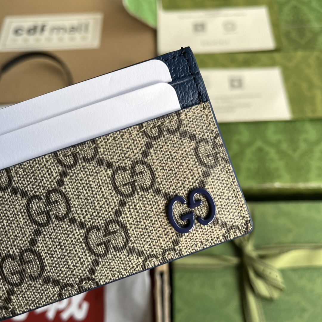 Gucci Kartenetui Mit GG Detail Size 11*7cm