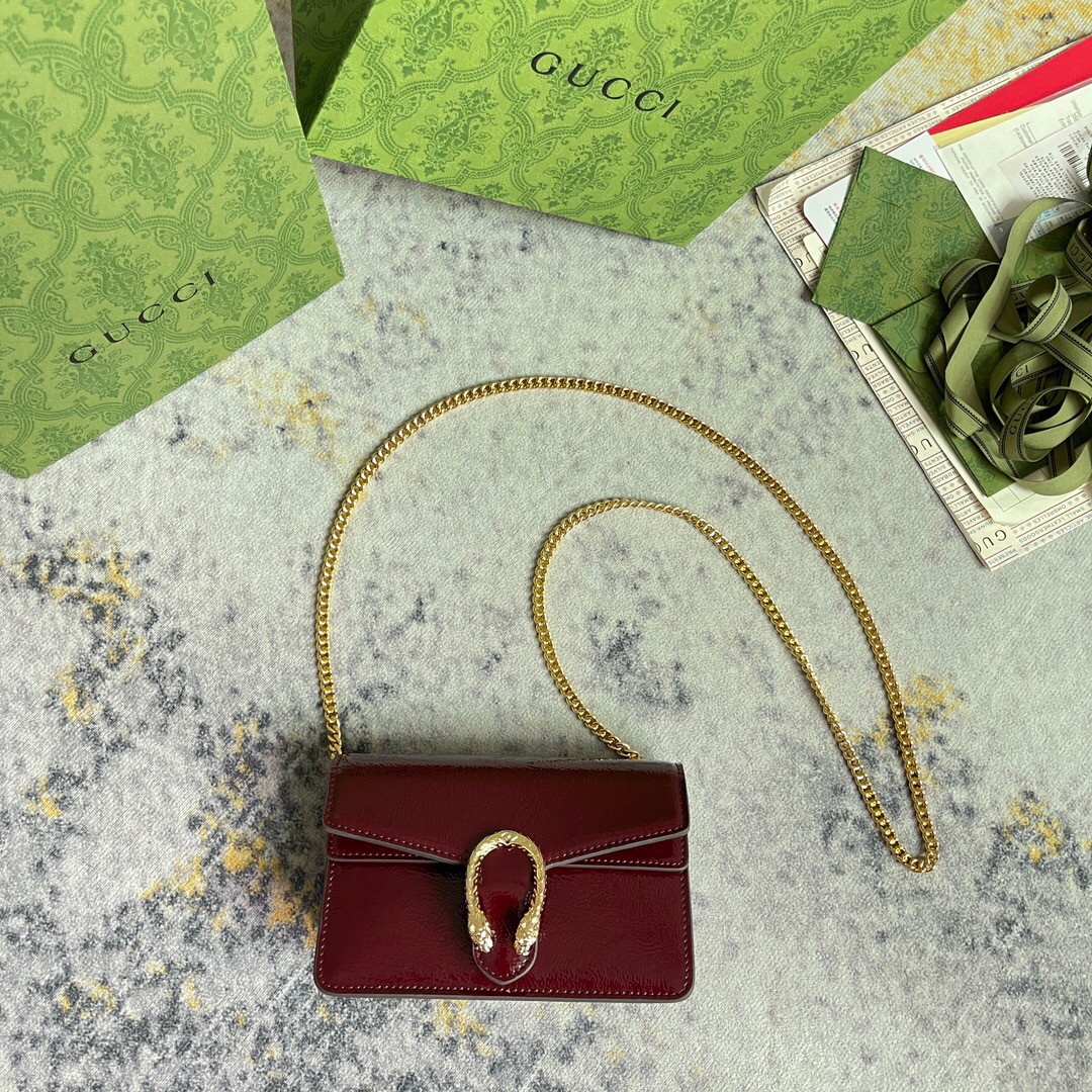 Gucci Dionysus Super-Mini Shoulder Bags 17.5*11*6.5cm