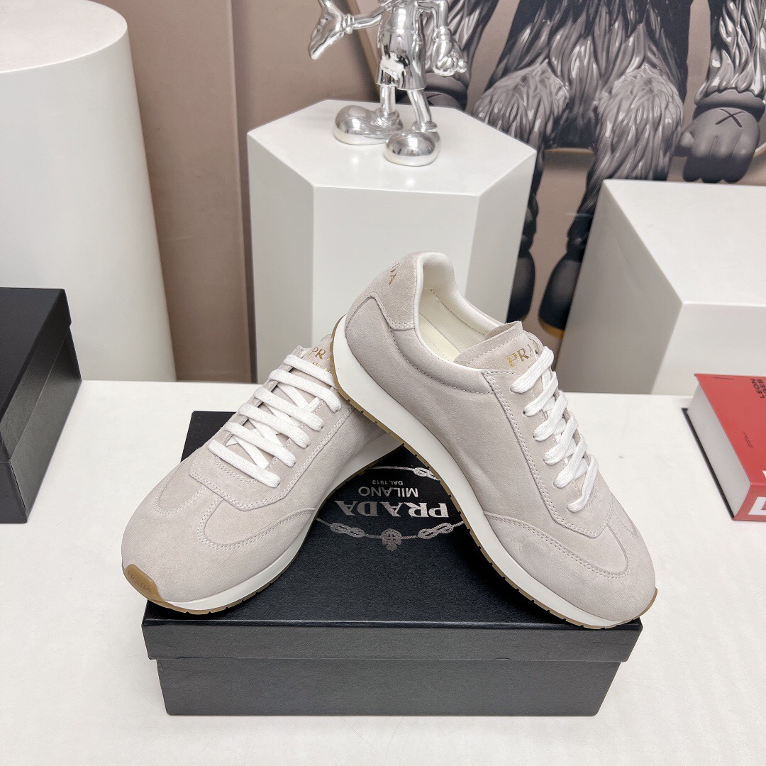 Prada Rank Suede Sports Shoes Size 39-45