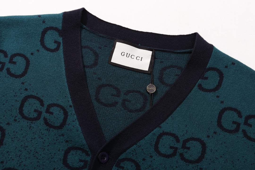 Gucci Unisex Knitwear Jacket Size S-XL