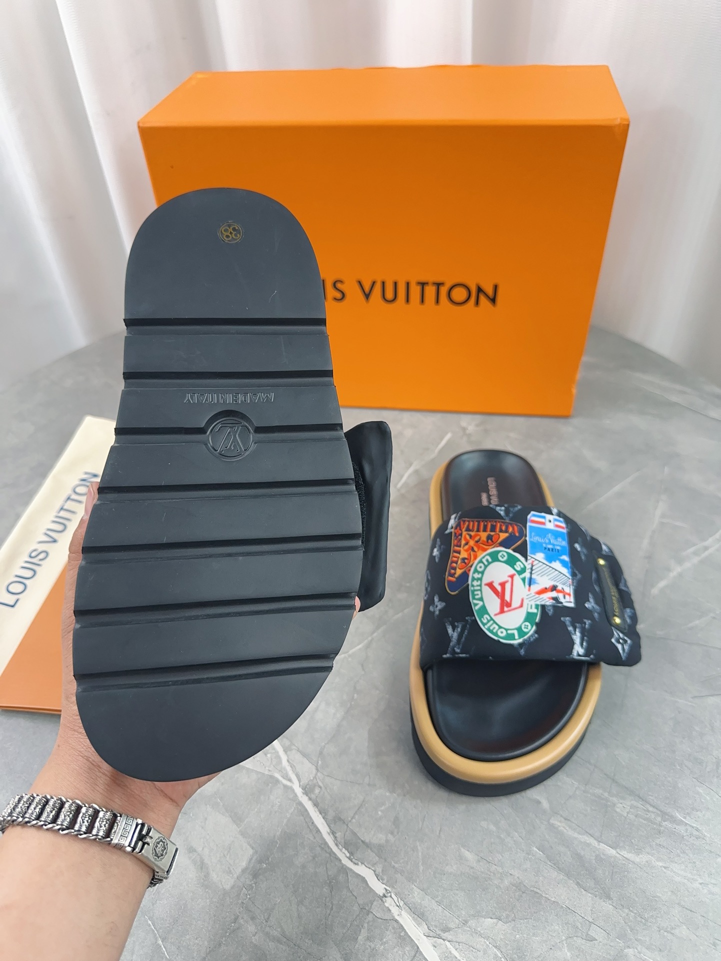 Louis Vuitton 2024ss Pool Pillow Comfort Slippers Size 36-45