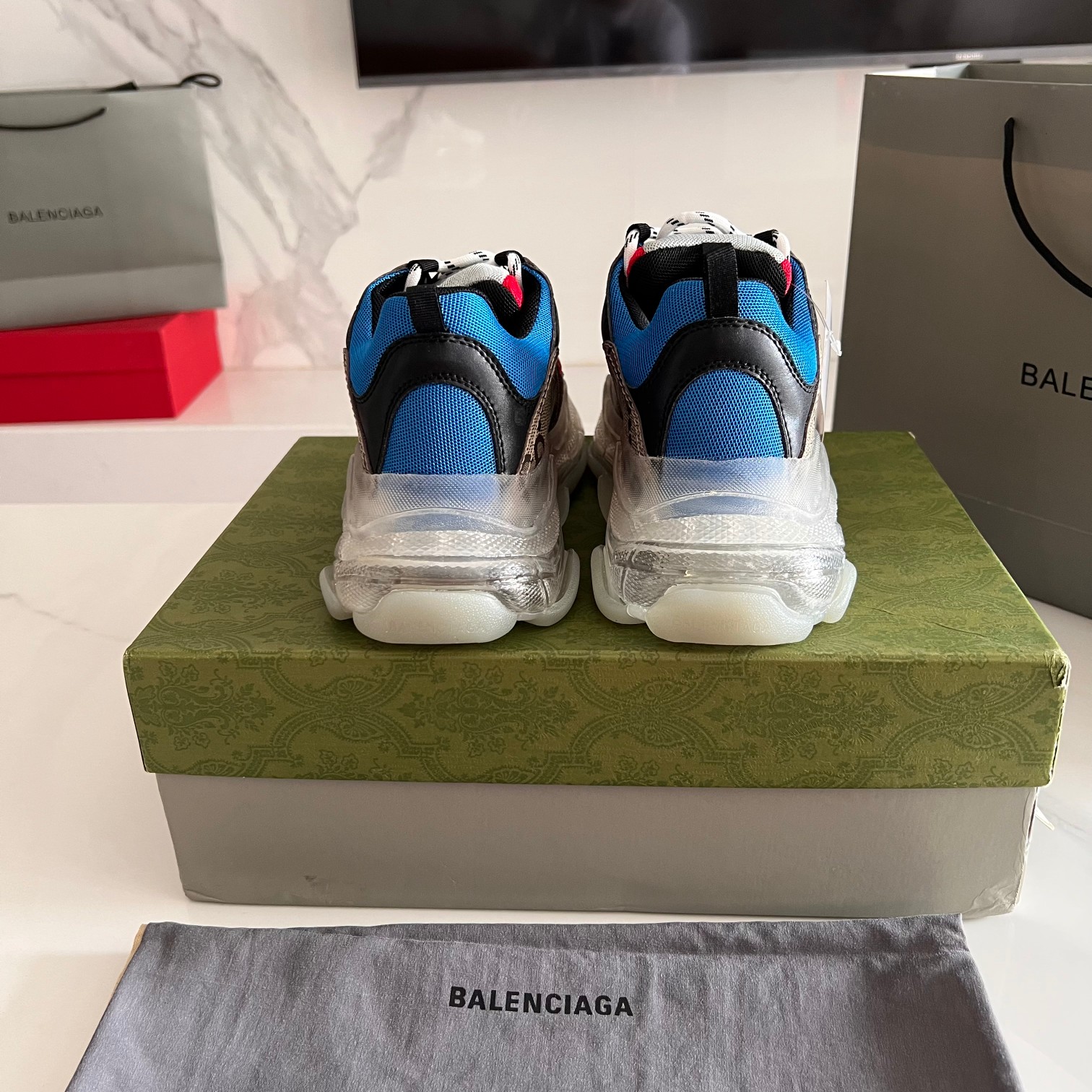 Balenciaga & Gucci Triple S Sneaker Unisex Size 35-45