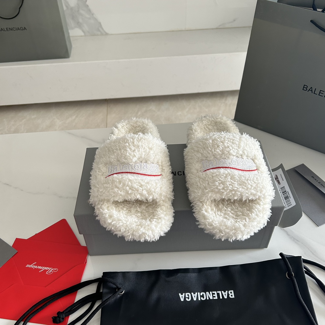 Balenciaga 23FW New Winter Slippers Size 35-41