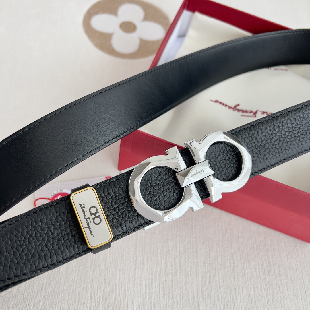 Ferragamo Men Belt Width 3.5cm
