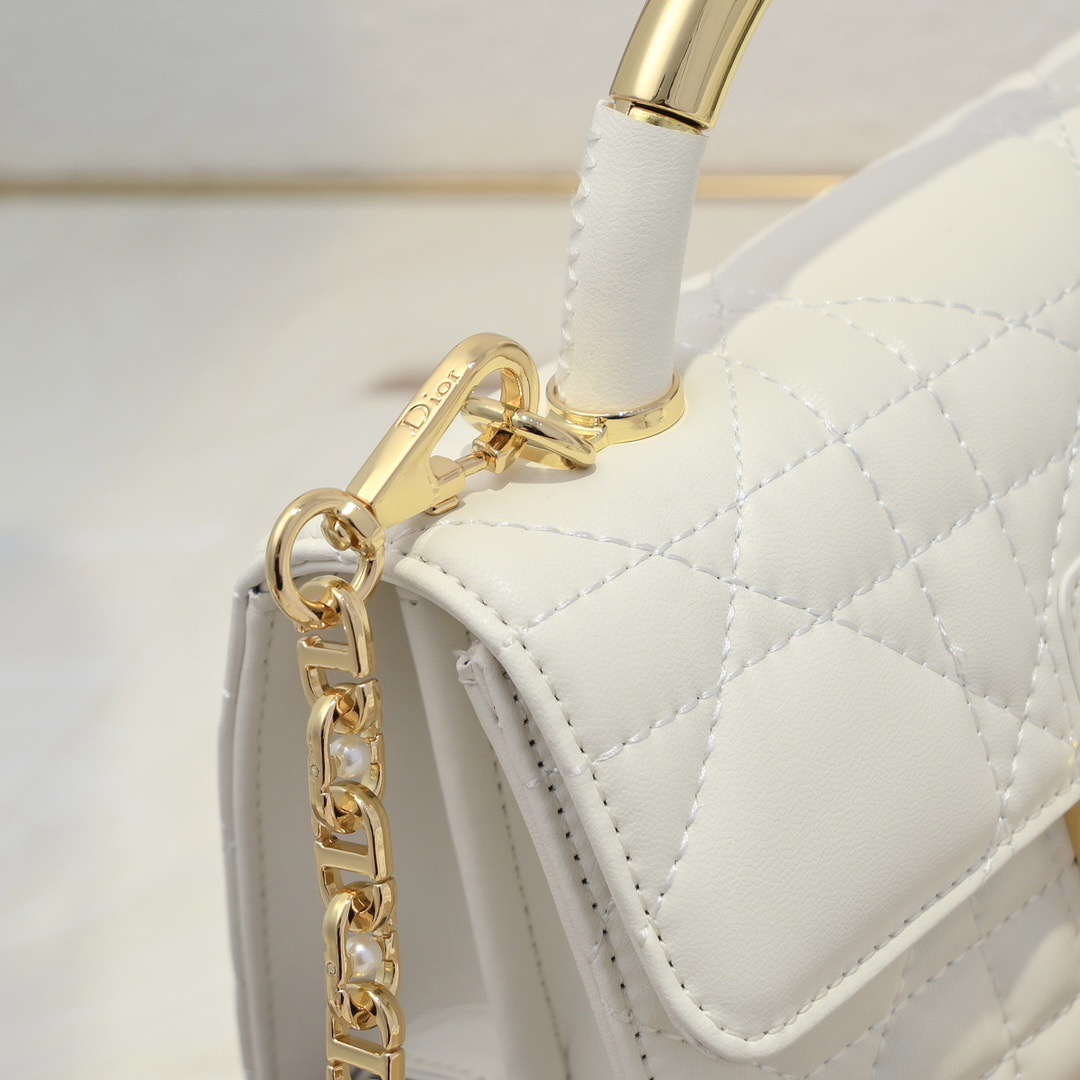 Dior Mini Dior Ange Women Shoulder Bags 20*12*5cm