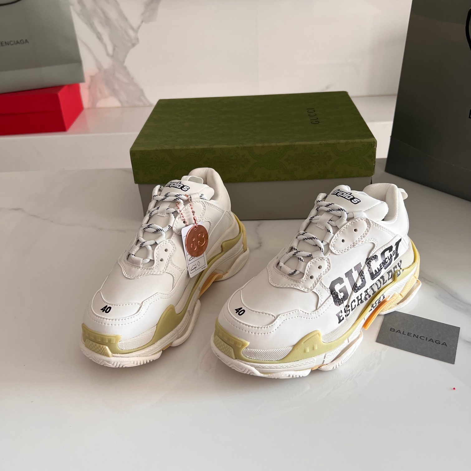 Balenciaga & Gucci Triple S Sneaker Unisex Size 35-45