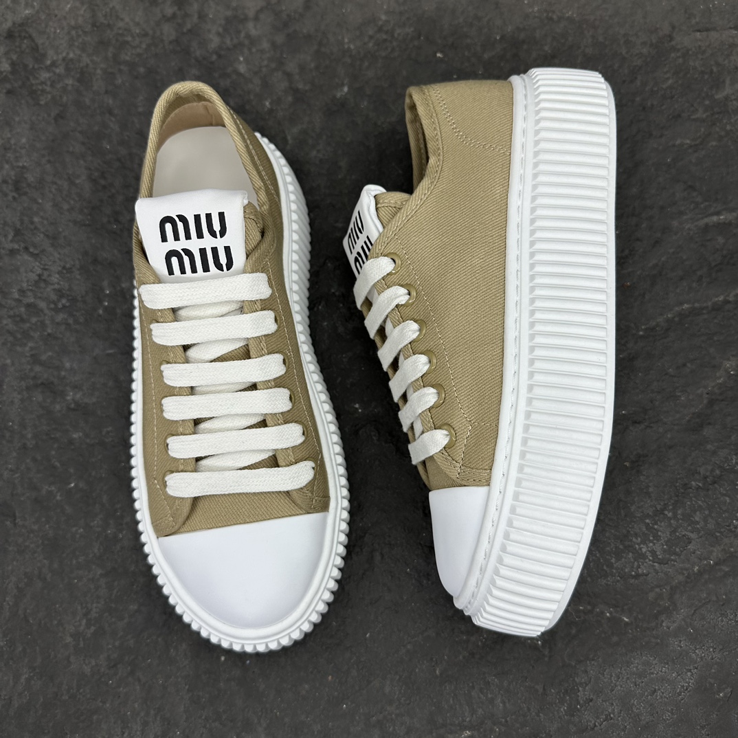 MiuMiu Canvas Sneaker Size 35-40
