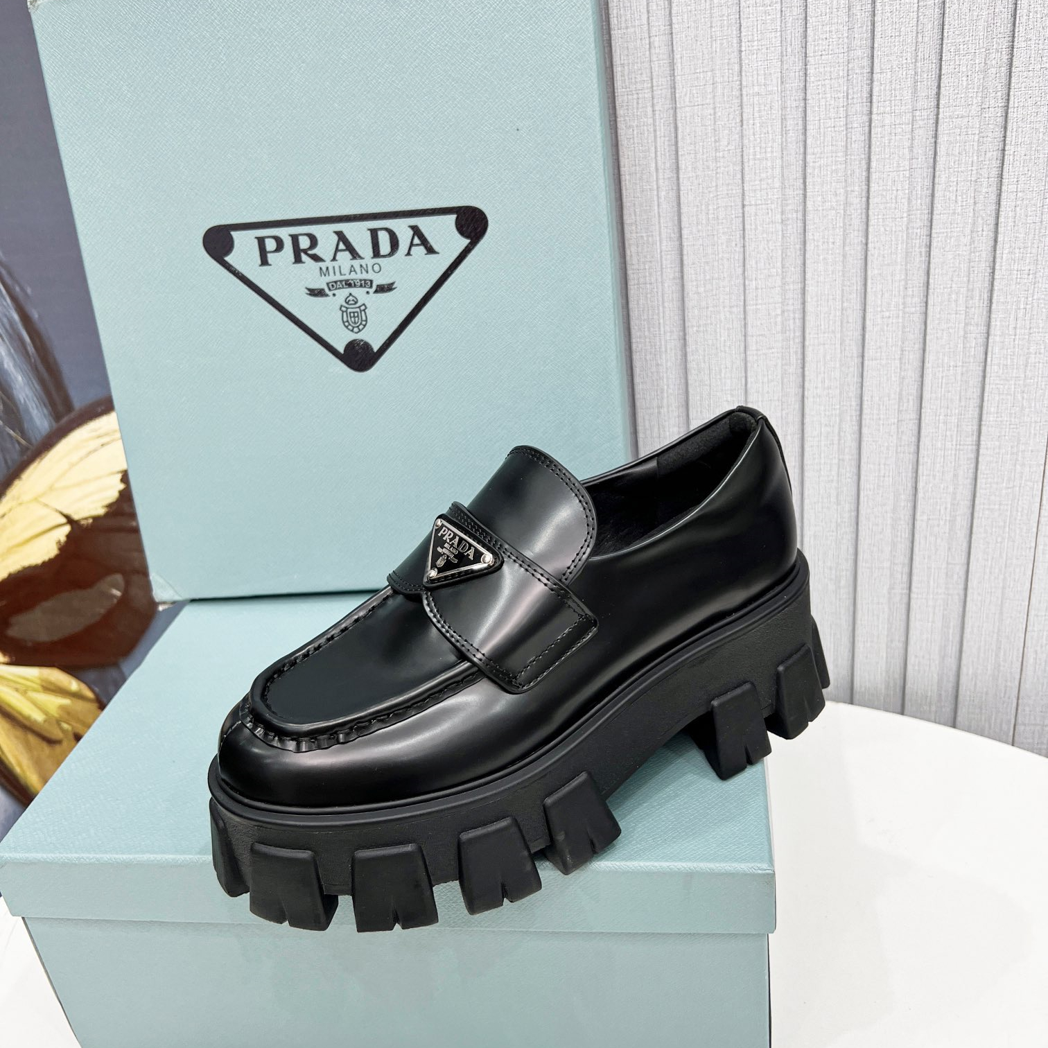 Prada Monolith Loafers Size 35-40