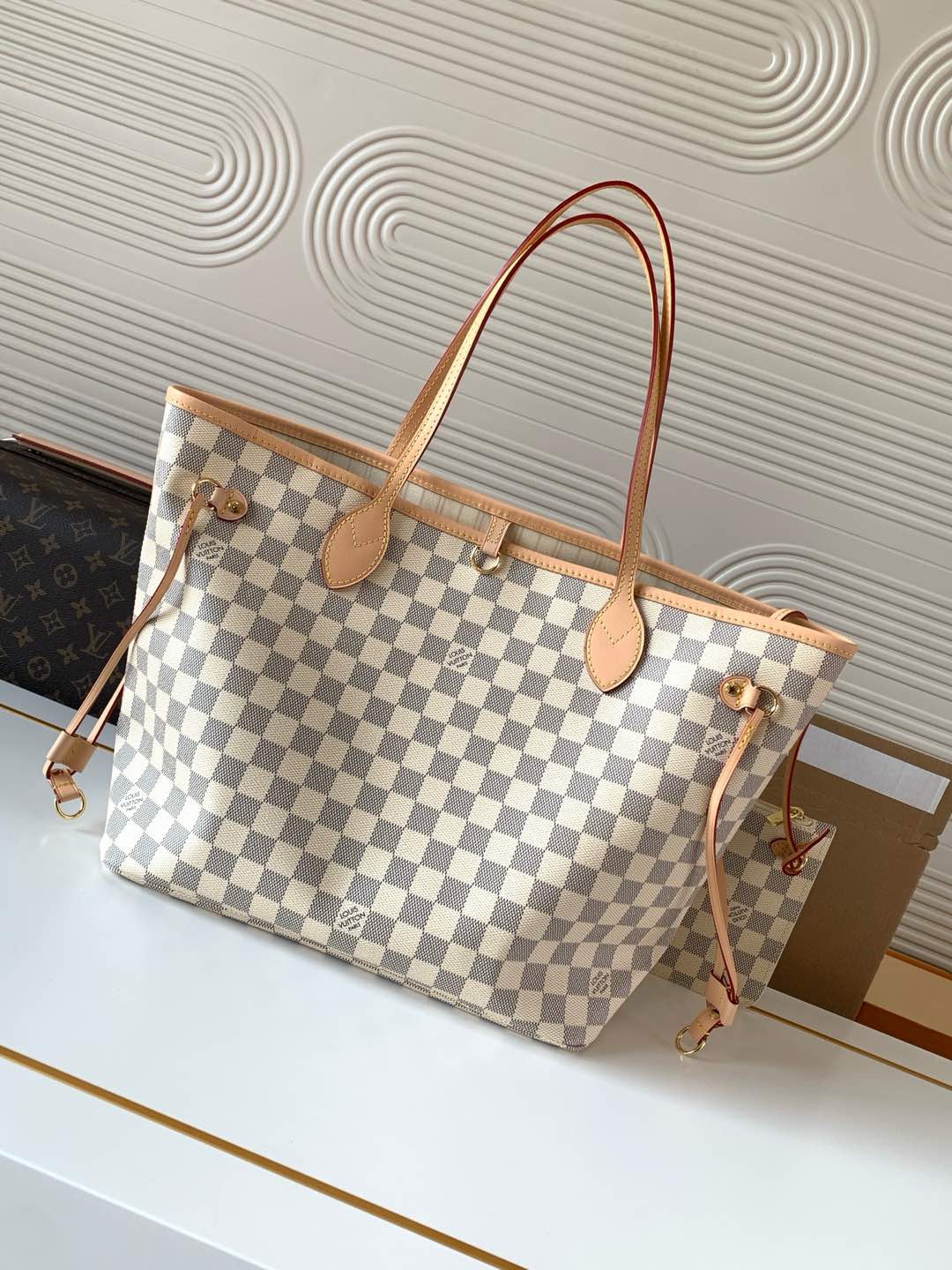 Louis Vuitton N40604 Neverfull MM Tote Bag Size 31*28*14cm