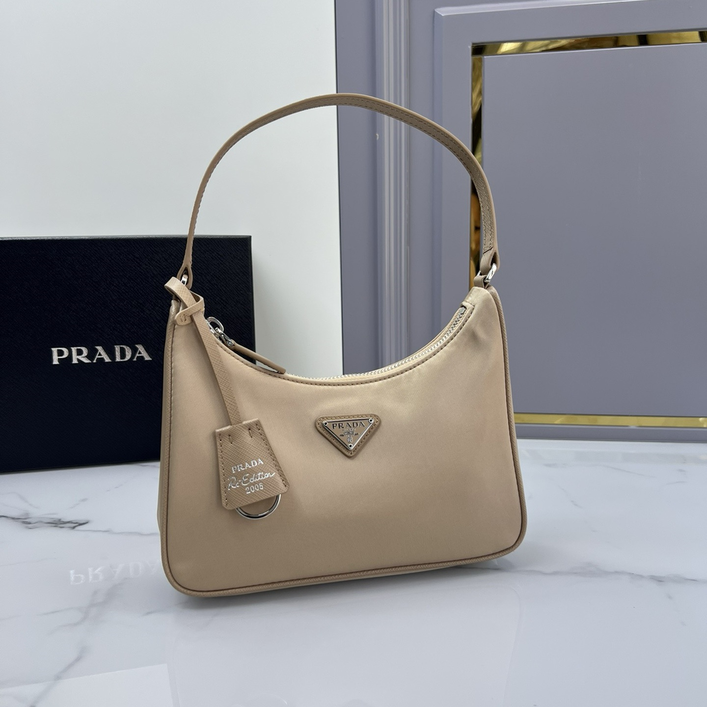 Prada 1NE204 Redition 2005 Women Bags 22*18*6.5cm