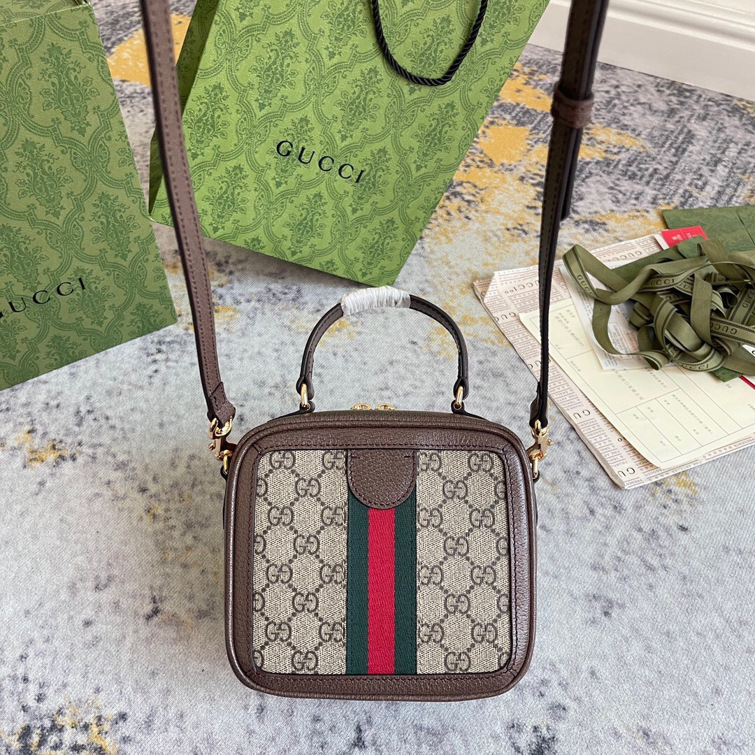 Gucci Ophidia GG Mini Shoulder Bags 17.5*16.5*9.5cm