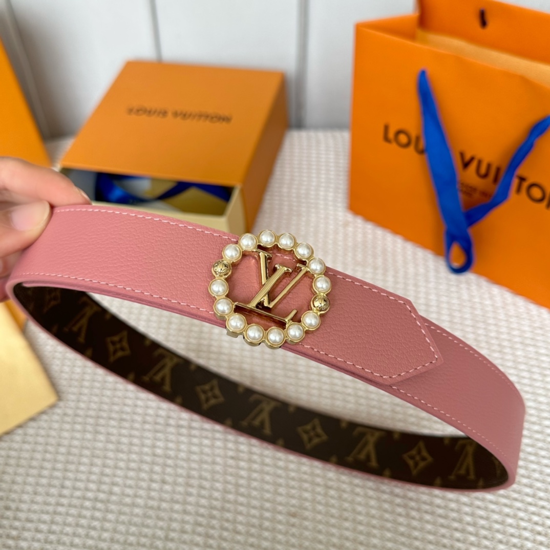 Louis Vuitton Women Belt Width 3.5cm