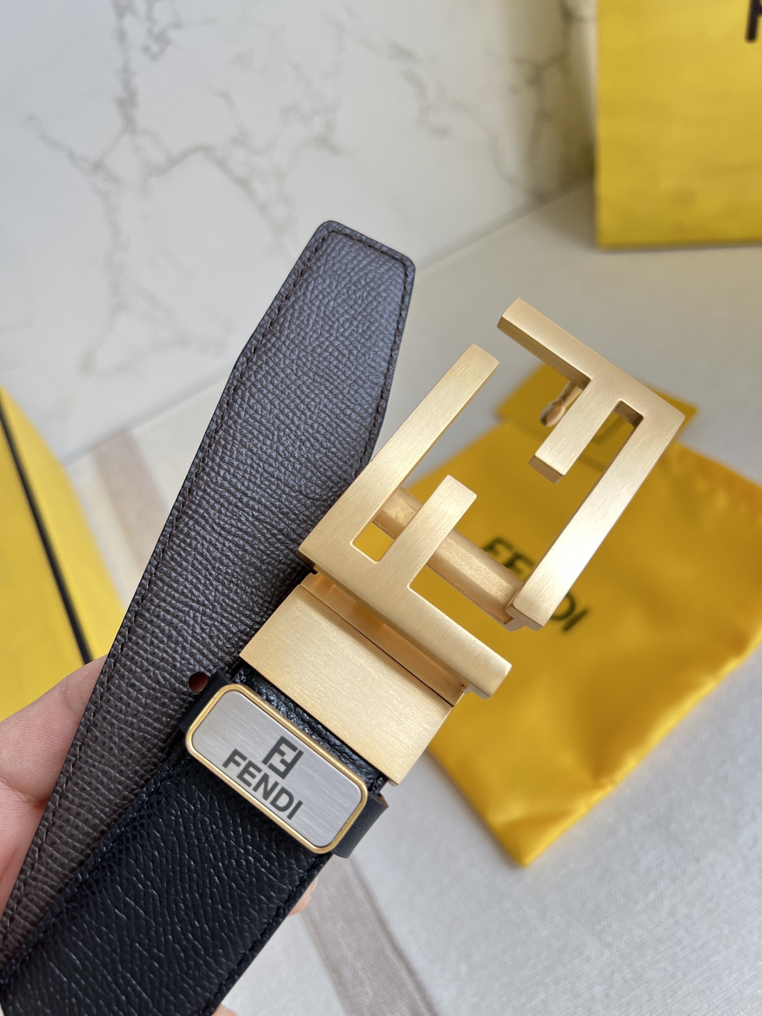Fendi Men Belt Width 3.5cm
