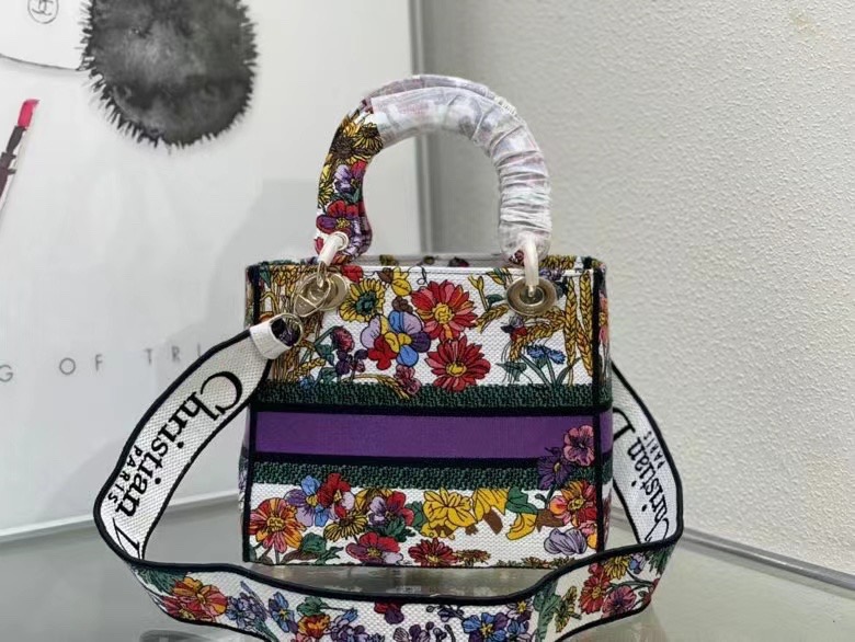 Dior Lady Women Shoulder Bags 24*20*11cm