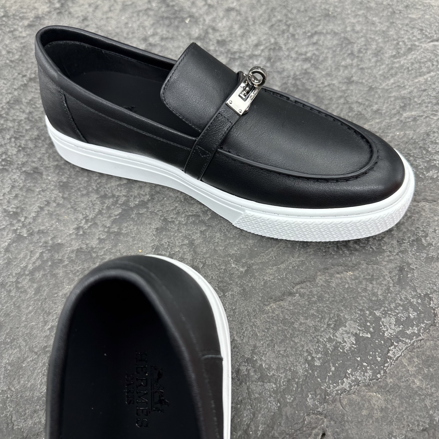 Hermes Game Unisex Loafers Size 35-46