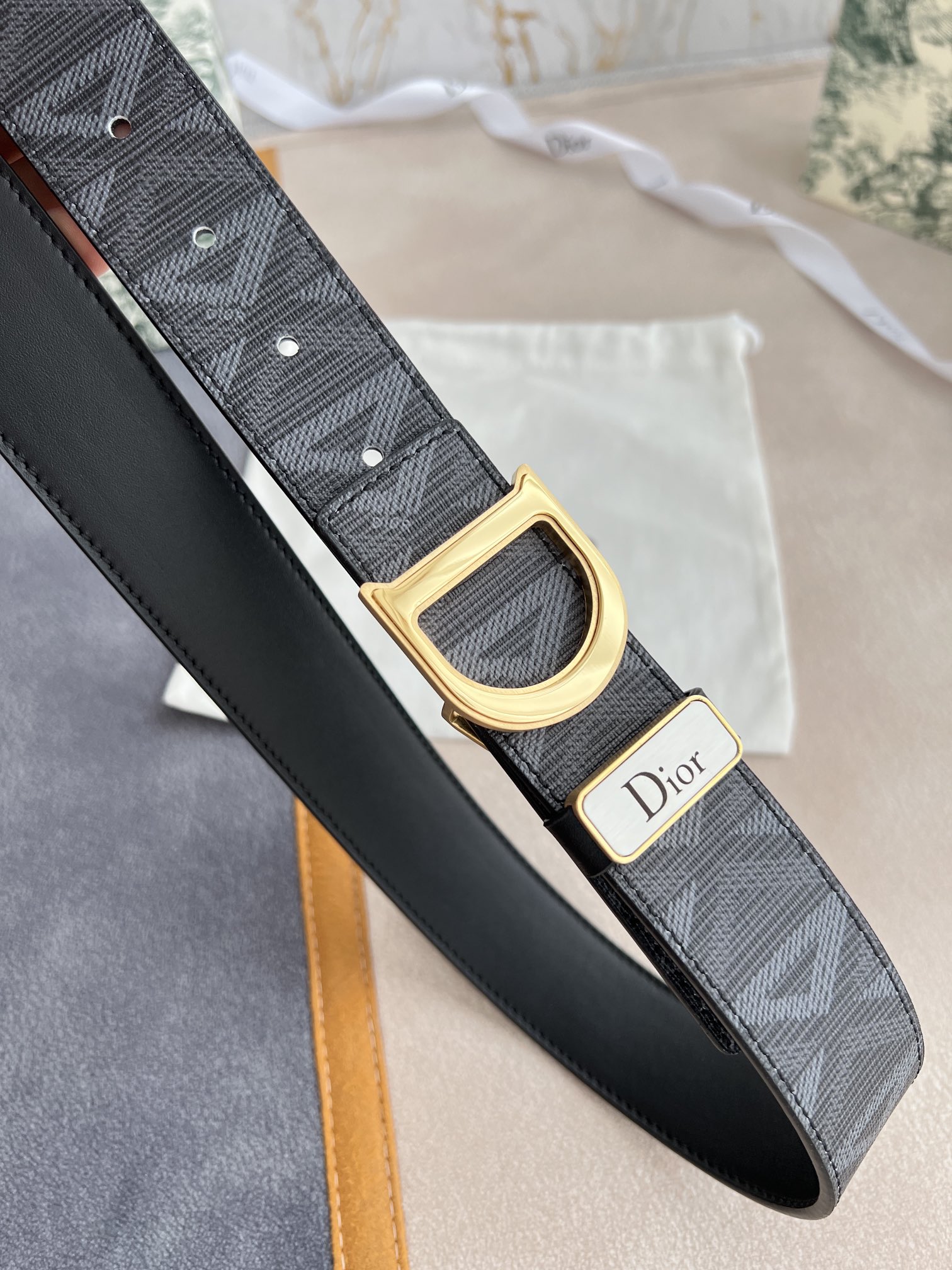 Dior Men Belt Width 3.5cm