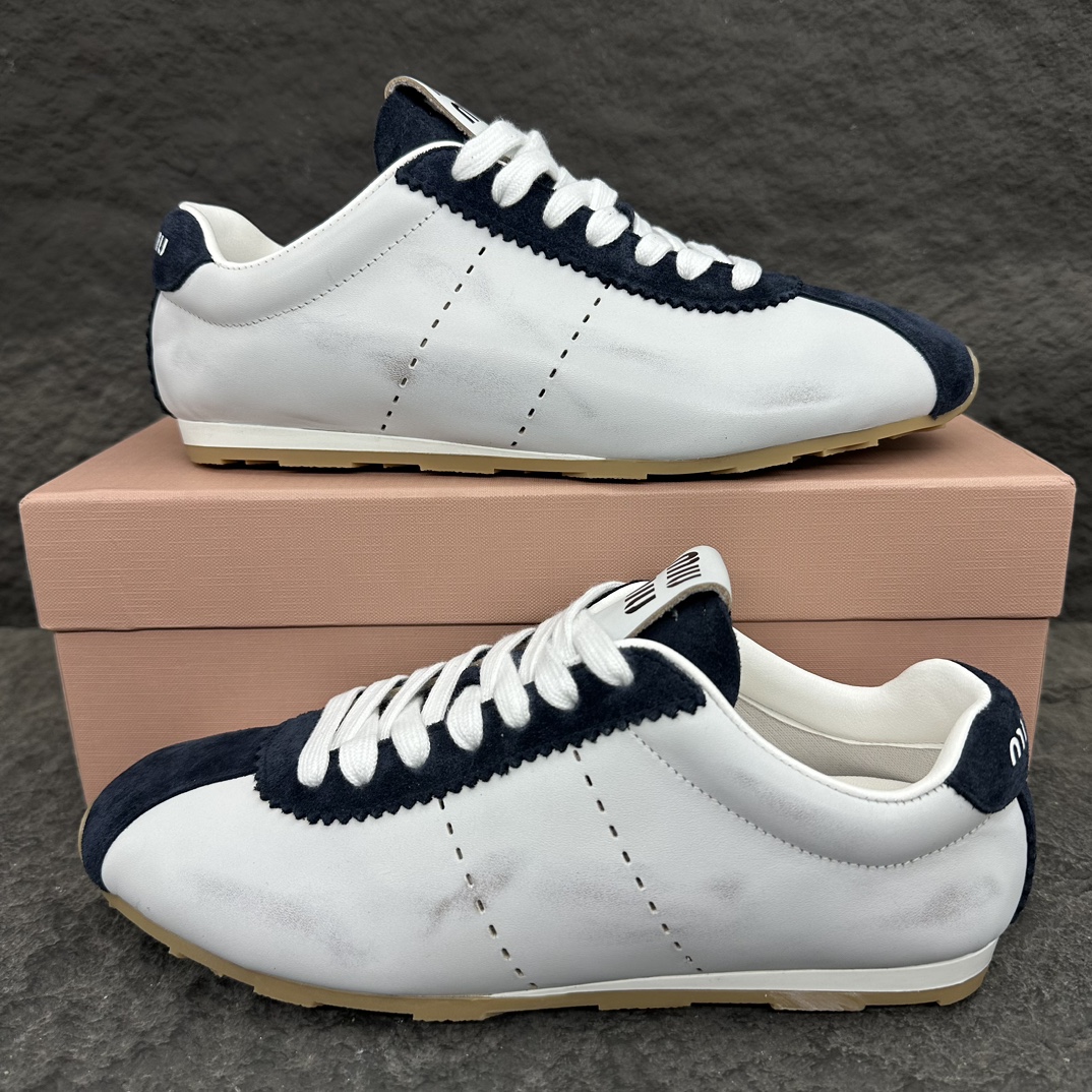 MiuMiu Plume Nappa Sneaker Size 35-40