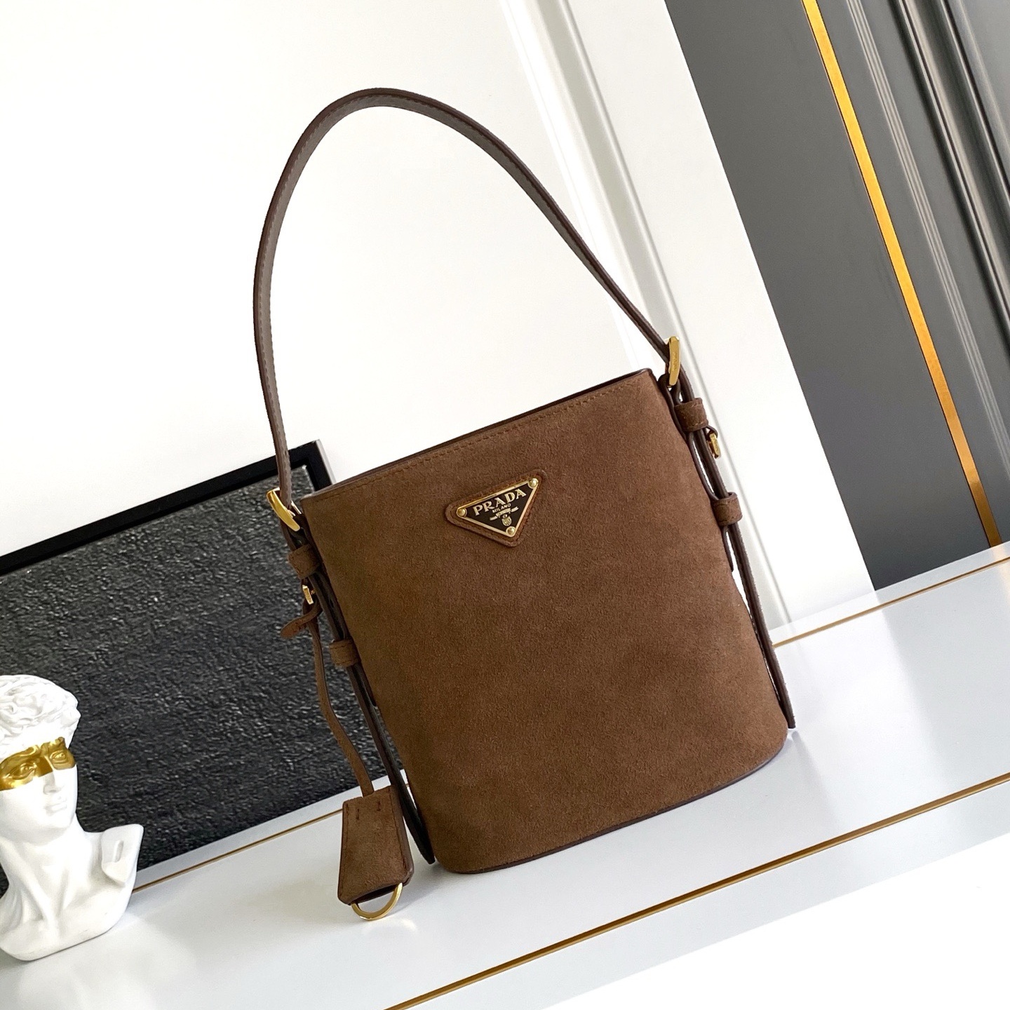 Prada 1BE078 Women Shoulder Bags 22*22*13cm