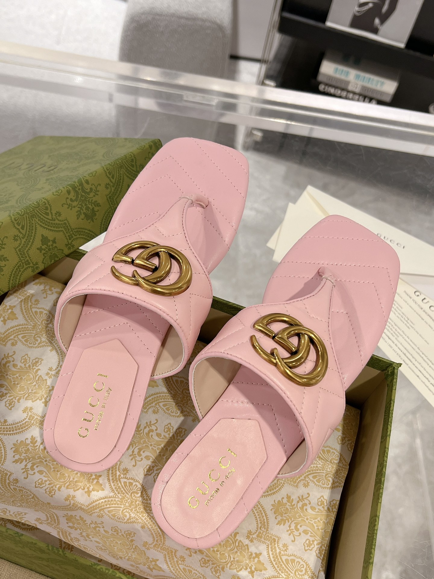 Gucci GG Marmont Slippers Size 36-41